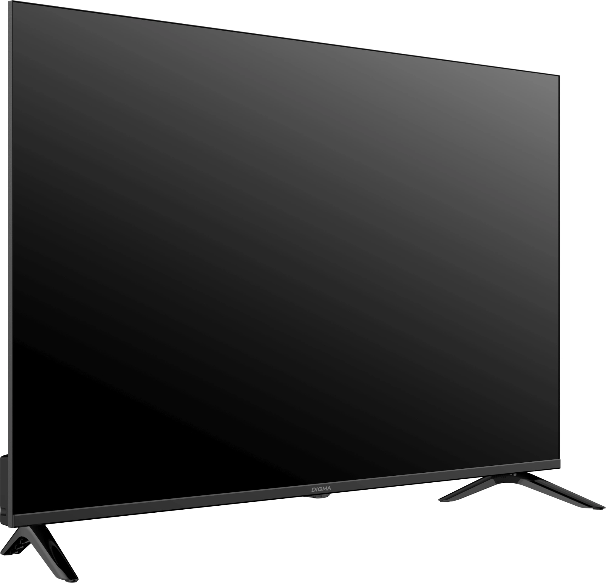 Телевизор LED Digma 50" DM-LED50UBB40 Салют ТВ Frameless Metal черный 4K Ultra HD 60Hz DVB-T DVB-T2 DVB-C DVB-S DVB-S2 USB WiFi Smart TV