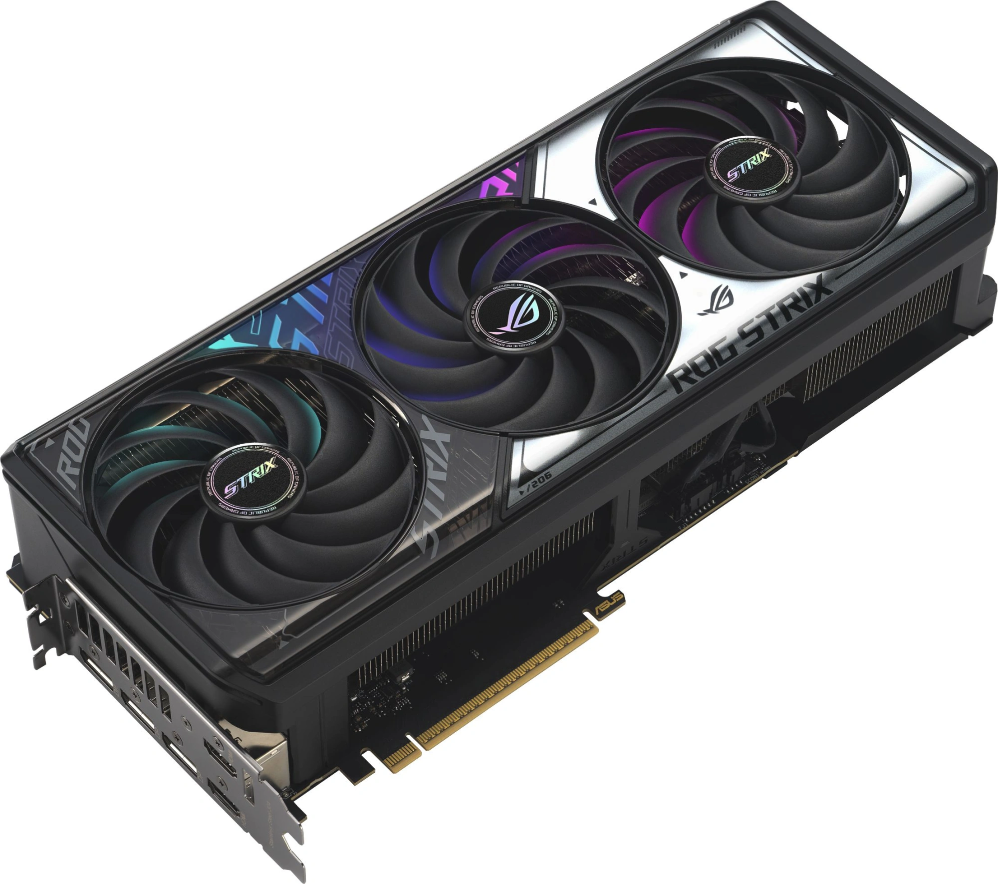 Видеокарта Asus PCI-E 5.0 ROG-STRIX-RTX5070TI-O16G-GAMING NVIDIA GeForce RTX 5070TI 16Gb 256bit GDDR7 2602/28000 HDMIx2 DPx3 HDCP Ret