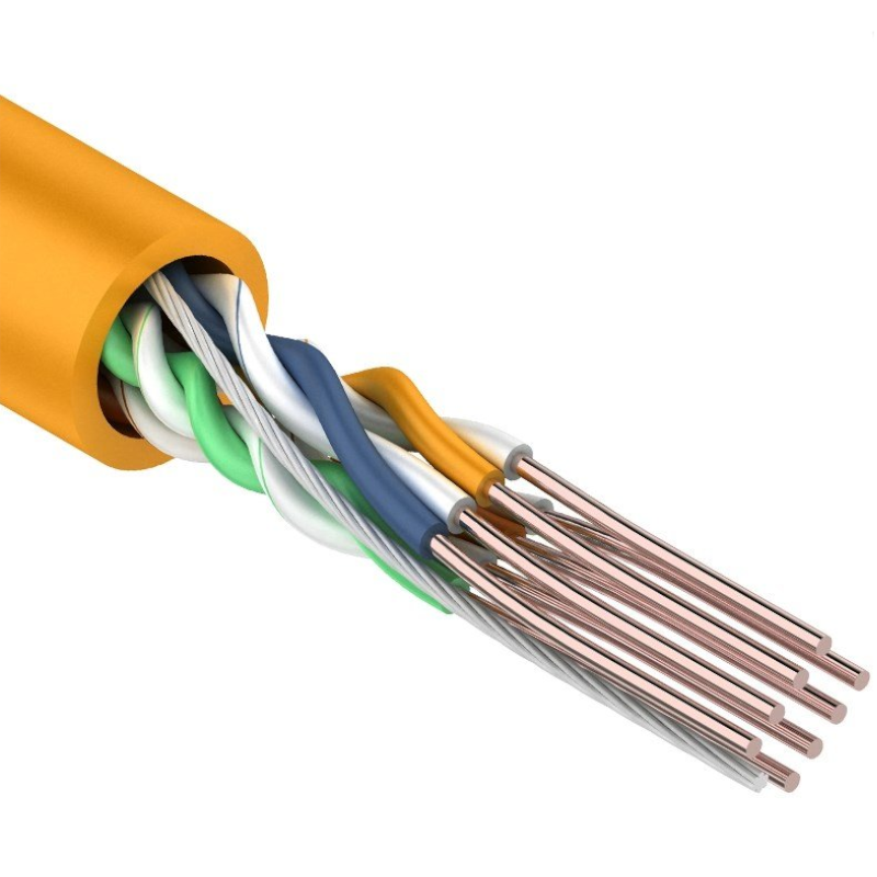 01-0049 - Кабель REXANT UTP 4 х 2 х 0,50 мм, cat 5e, нг(А)-HF, LSZH (бухта 305м)