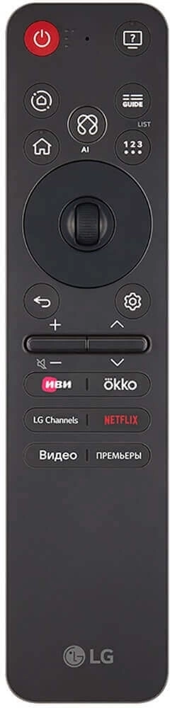 Телевизор LED LG 65" 65UA75009LA.ARUG черный 4K Ultra HD 60Hz DVB-T DVB-T2 DVB-C DVB-S DVB-S2 USB WiFi Smart TV