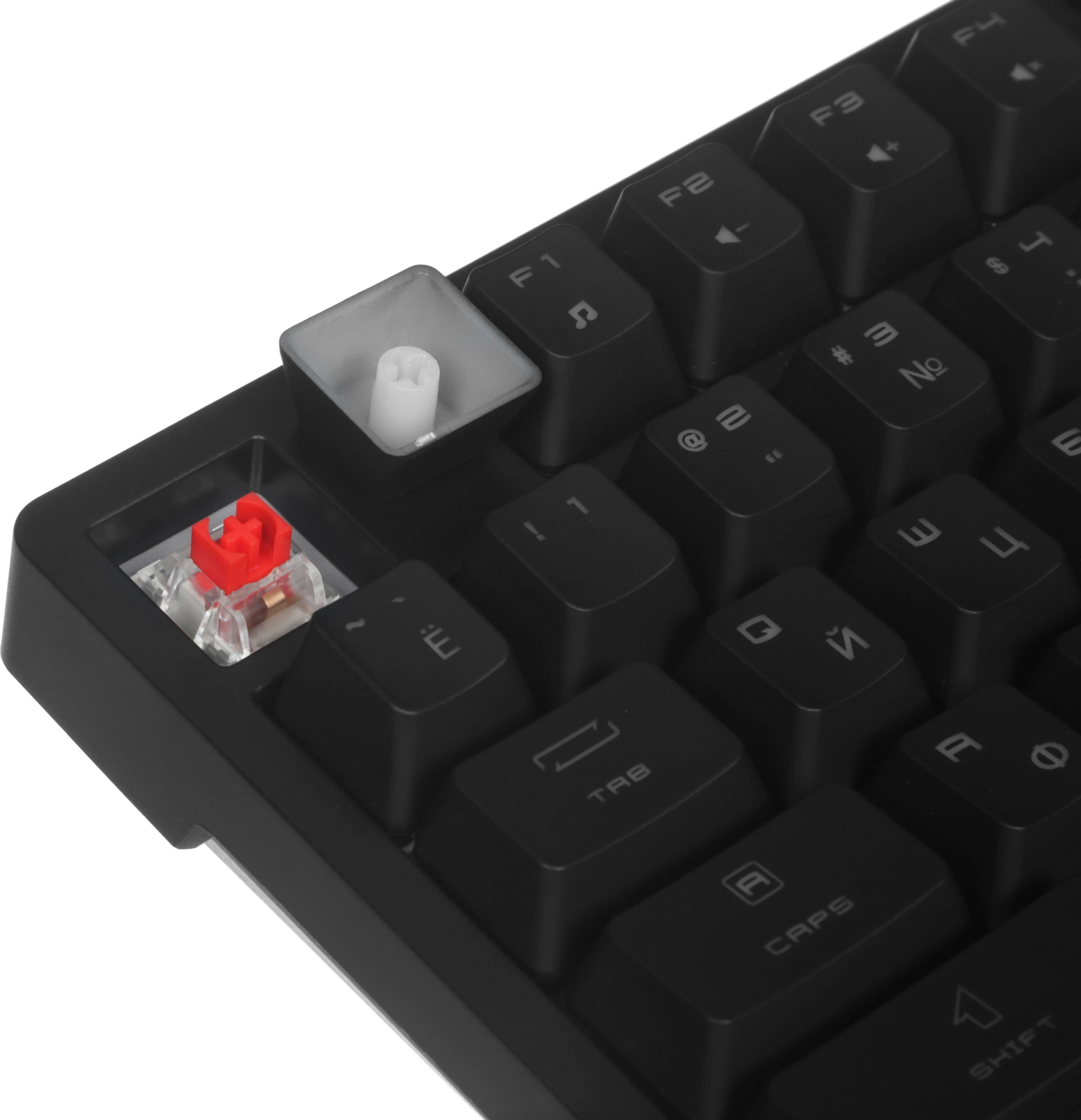 Клавиатура MSI GK320 механическая черный USB Multimedia for gamer LED (S11-04RU259-HH9) кабель 1.6м