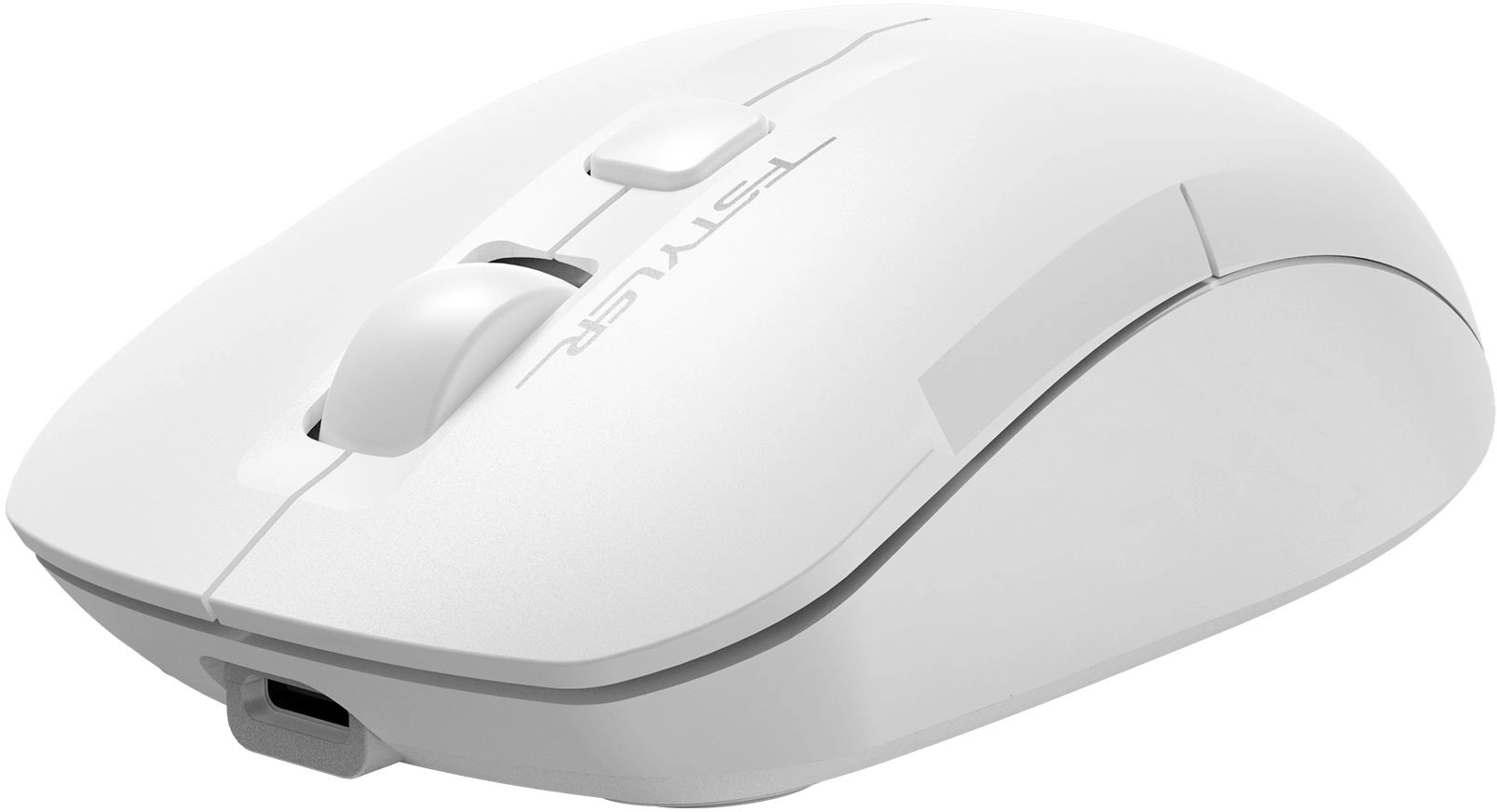 Мышь A4Tech Fstyler FG16CS Air белый оптическая 2000dpi silent беспров. USB для ноутбука 4but (FG16CS AIR WHITE)