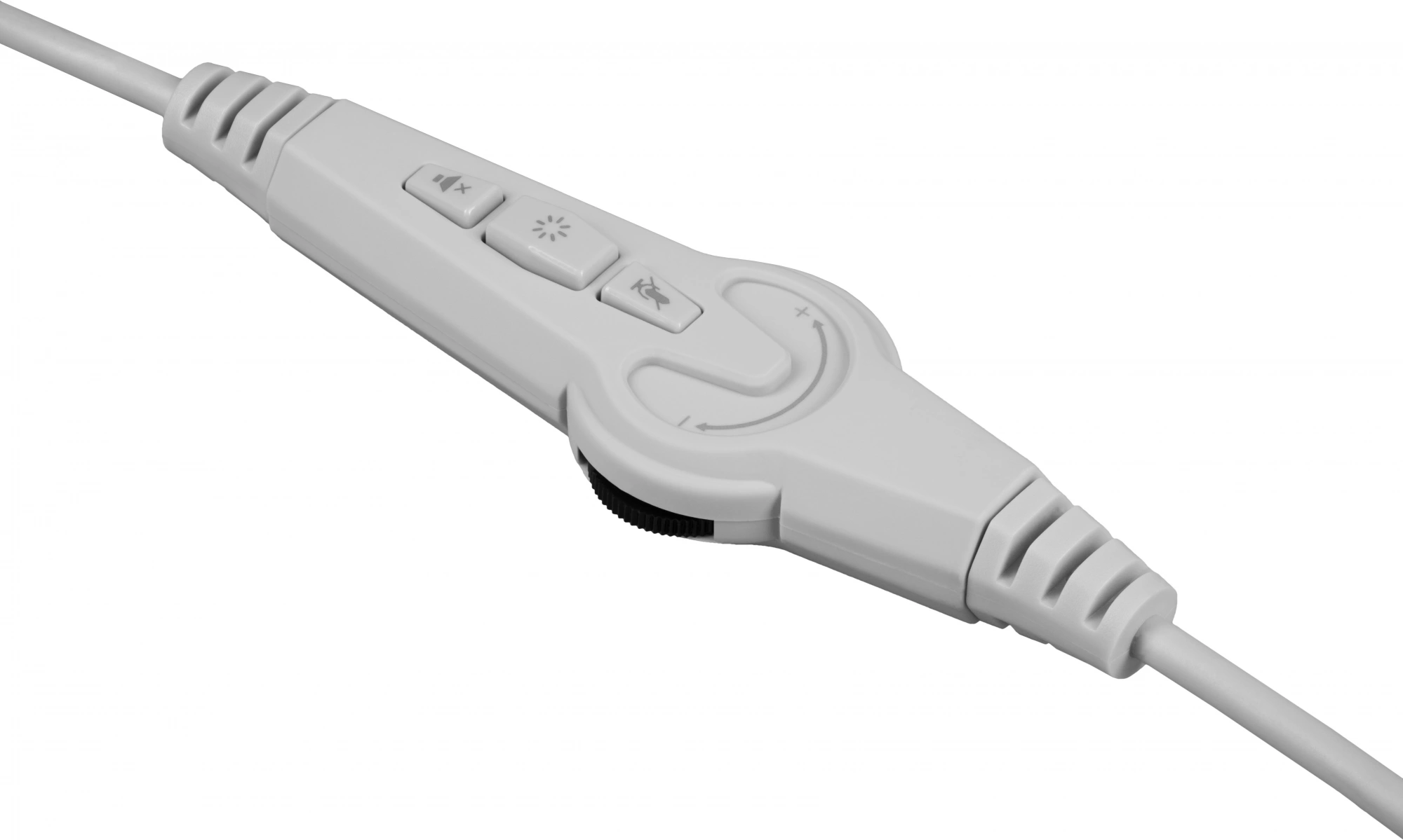 Наушники с микрофоном Defender Glitch белый 21м накладные USB оголовье (62490)