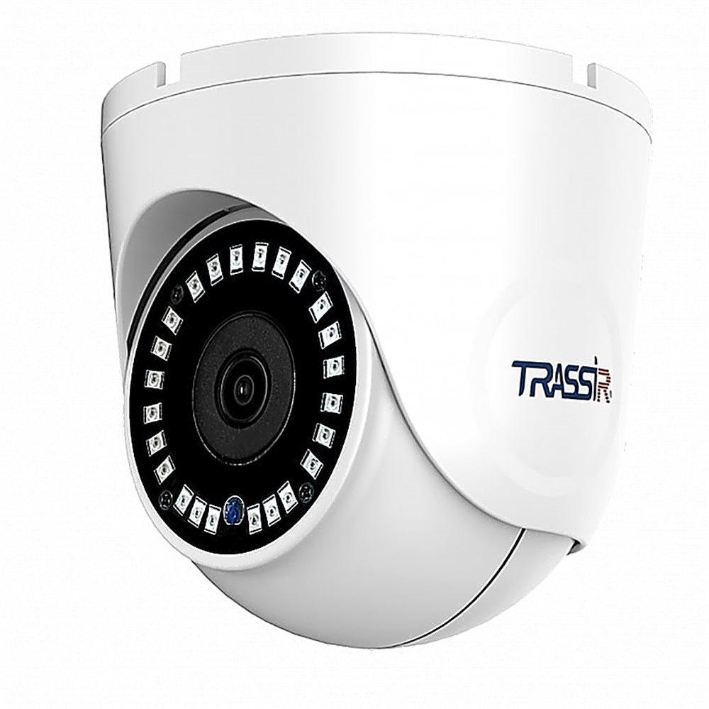 TR-D8251WDIR3 v2 3.6  - Вандалозащищенная 5Мп IP-камера TRASSIR с ИК-подсветкой.