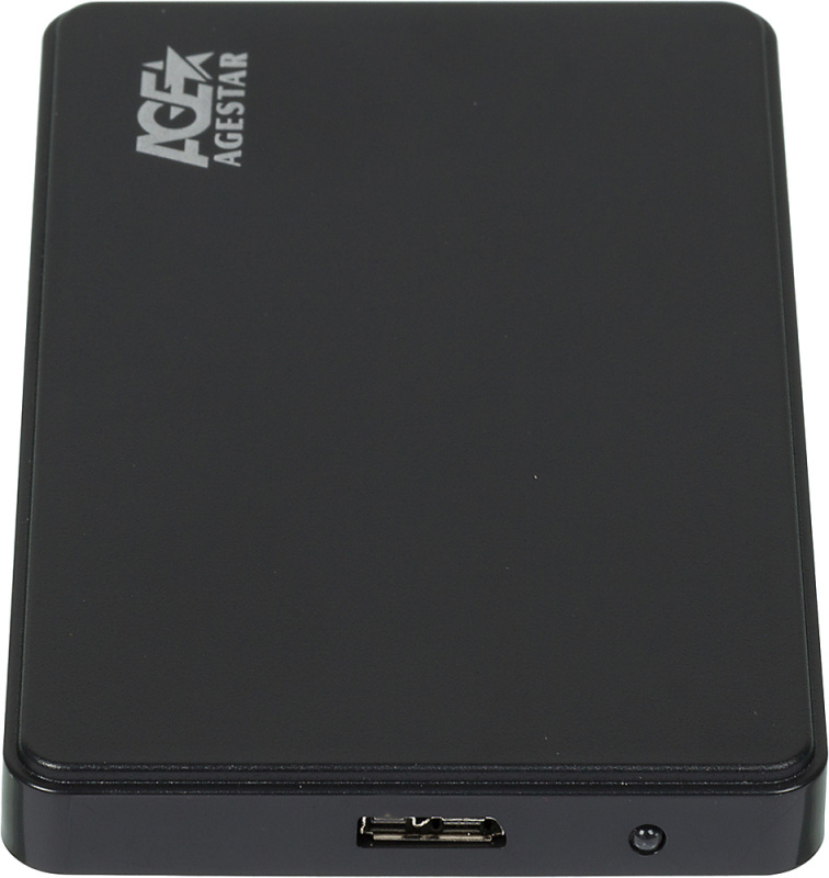 Внешний корпус для HDD AgeStar 3UB2P2 SATA III USB3.0 пластик черный 2.5"