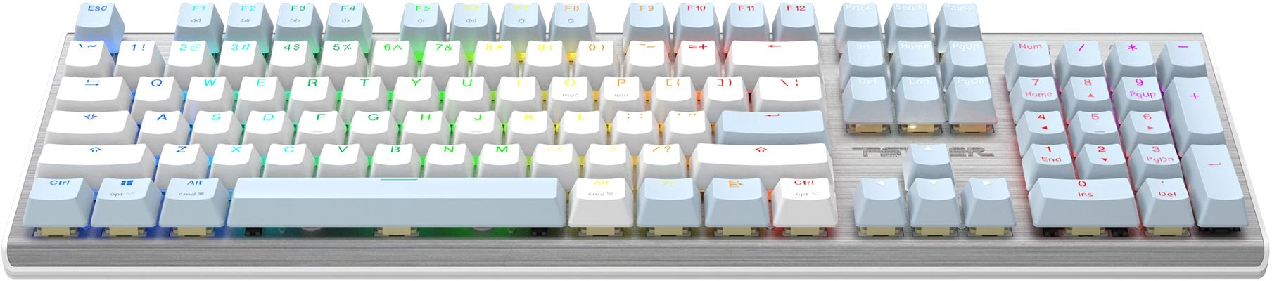 Клавиатура A4Tech FS100 механическая синий USB for gamer LED кабель 1.8м