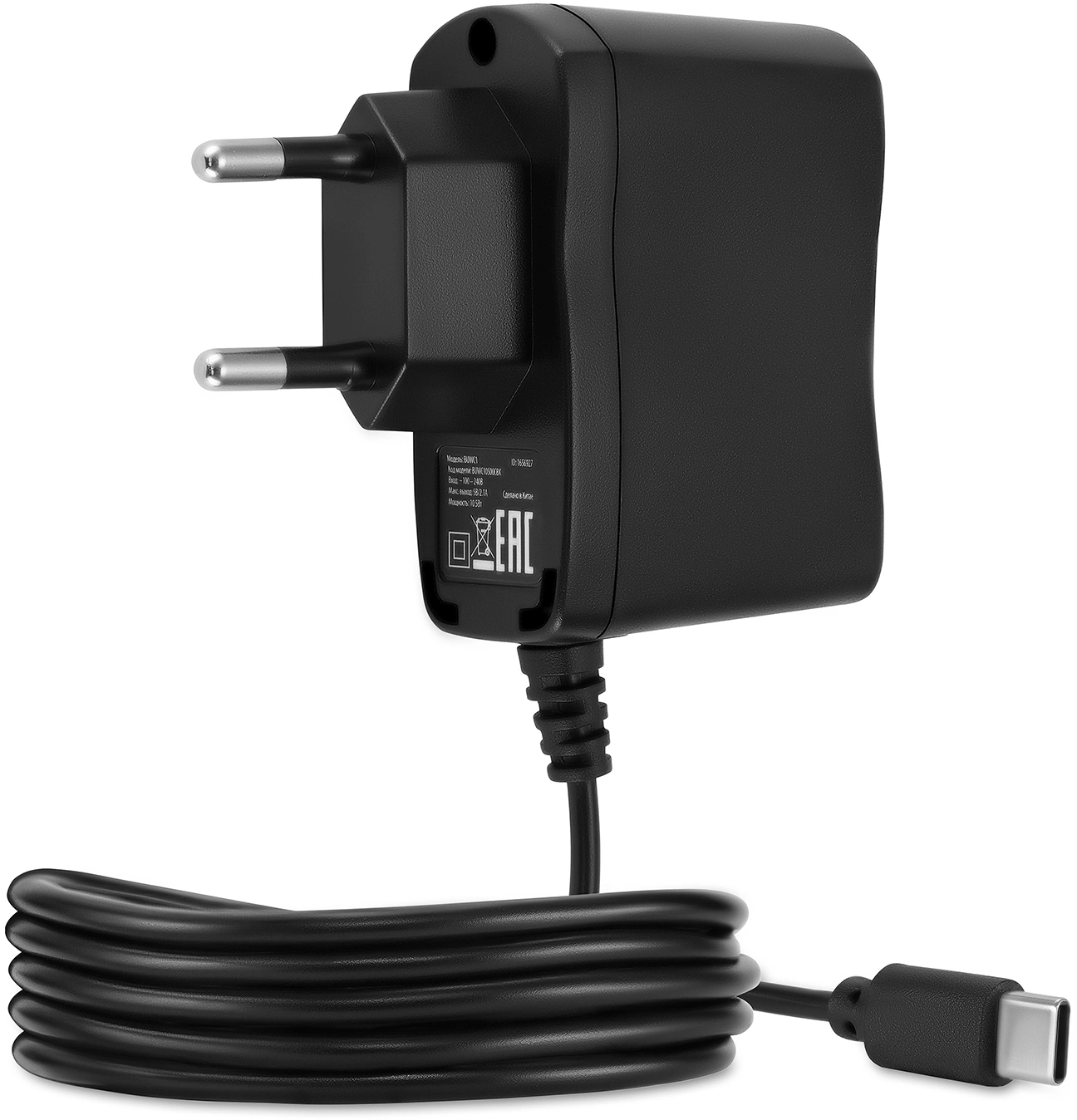 Сетевое зар./устр. Buro BUWC1 10W 2A универсальное черный (BUWC10S00CBK)