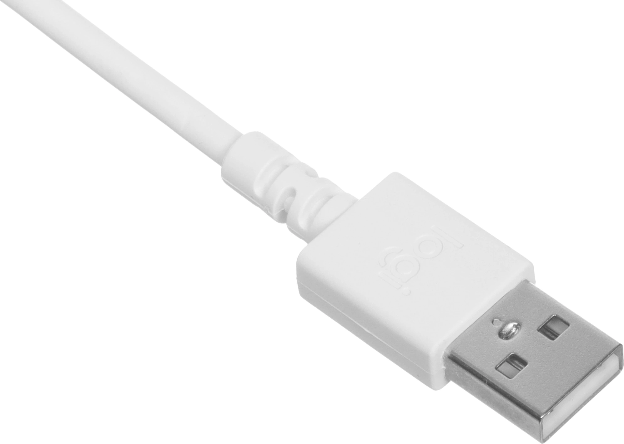 Наушники с микрофоном Logitech H390 белый 1.9м накладные USB оголовье (981-001288)