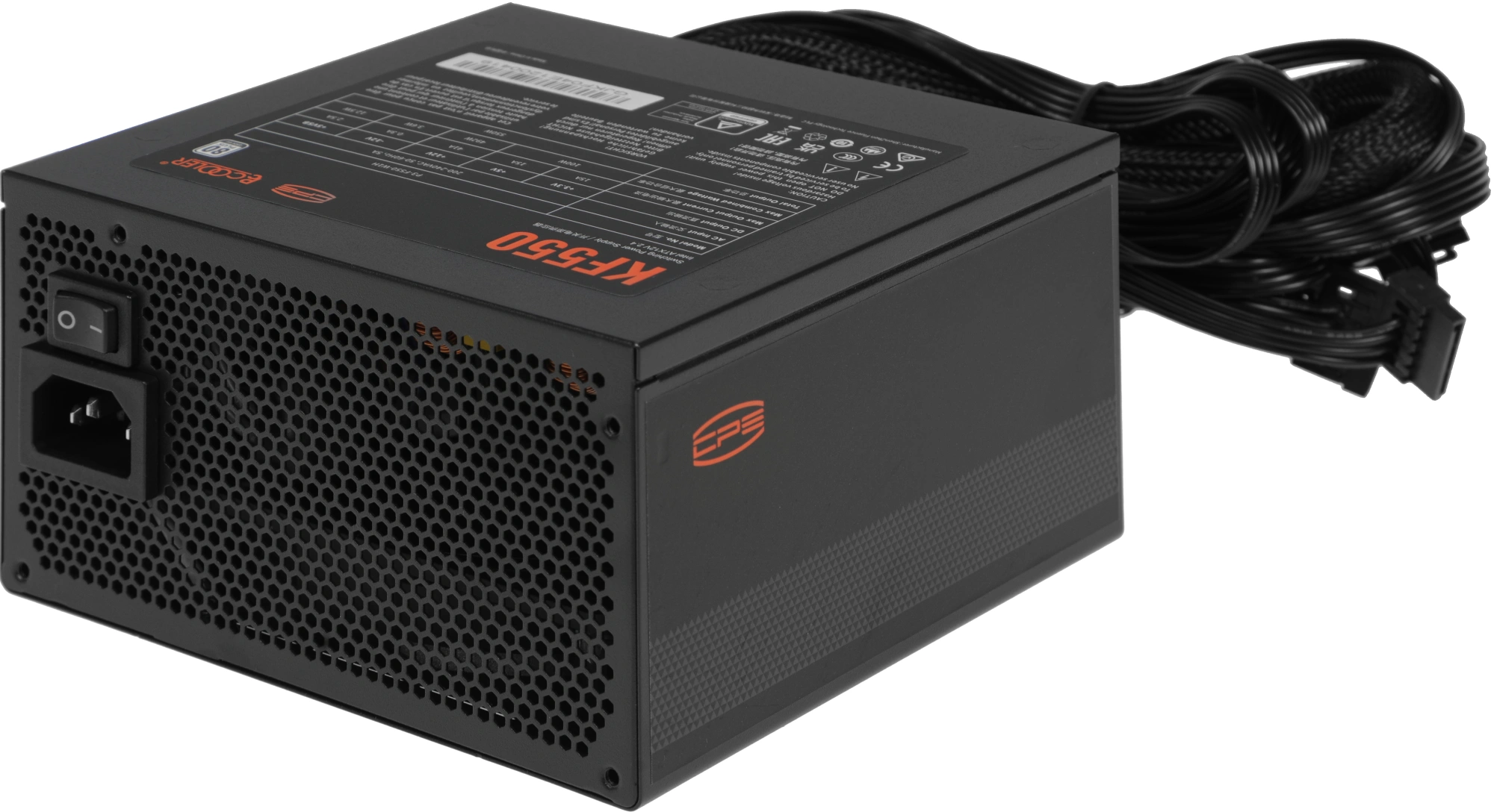 Блок питания PcCooler ATX 550W F550 80+ white (20+4pin) APFC 120mm fan 6xSATA RTL