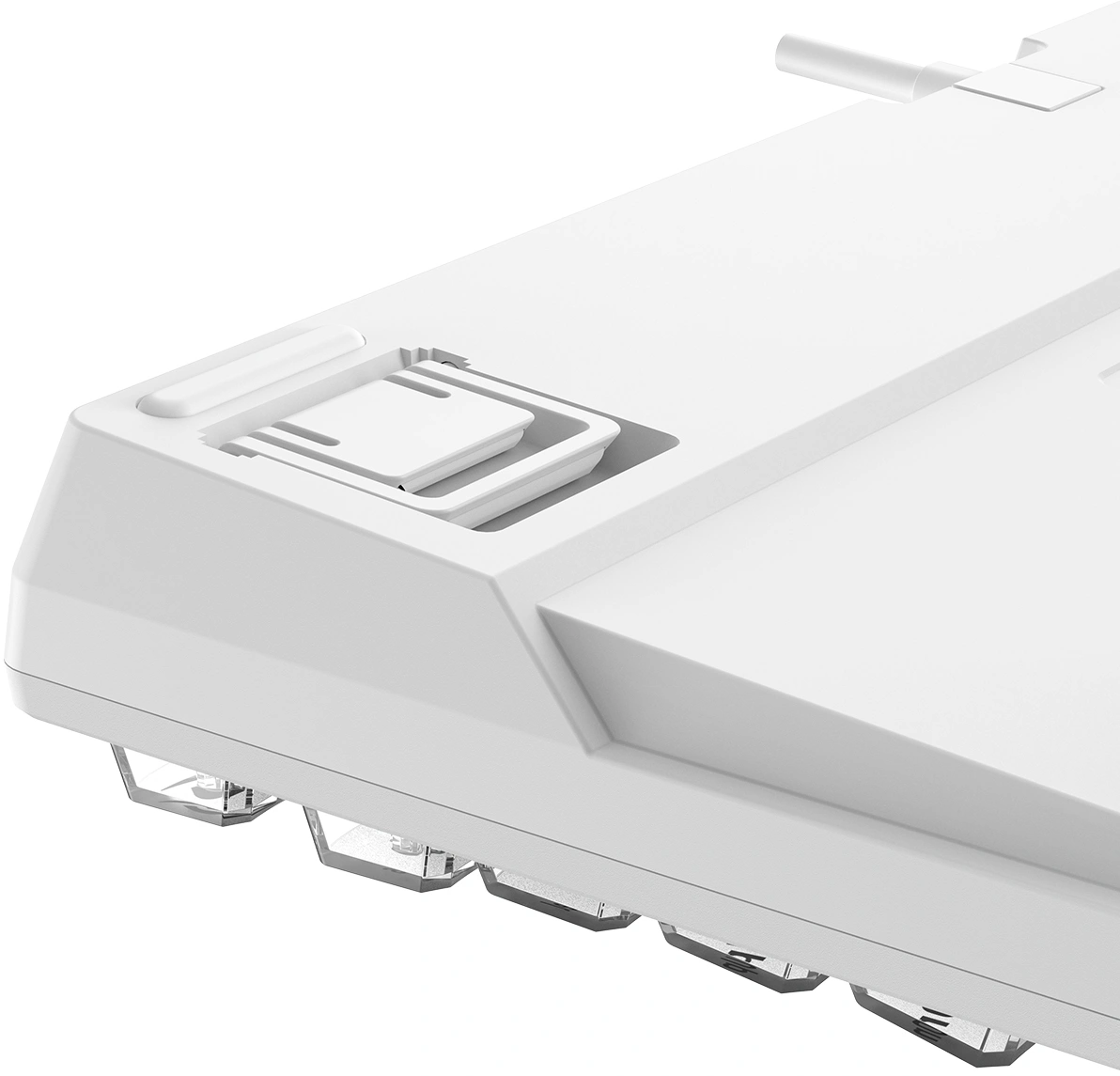Клавиатура A4Tech MS76 белый USB Multimedia for gamer LED