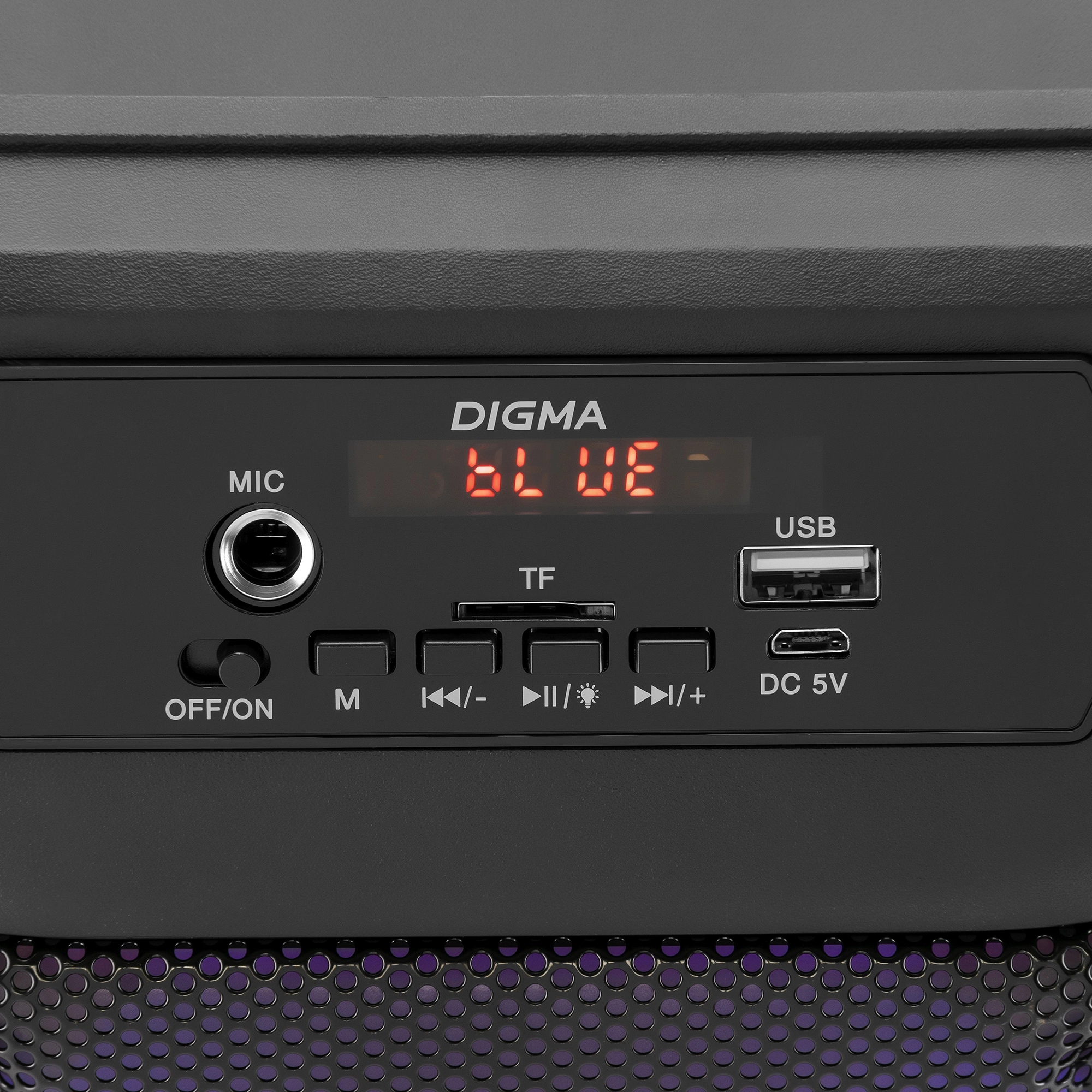 Минисистема Digma D-MC1705 черный 40Вт FM USB BT micro SD