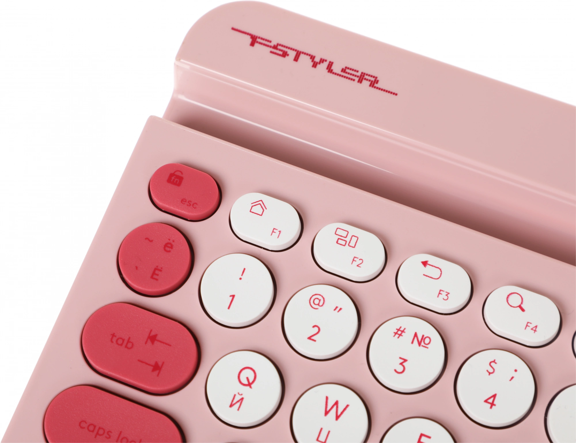 Клавиатура A4Tech FBK30 розовый USB беспроводная BT/Radio slim Multimedia (FBK30 RASPBERRY)