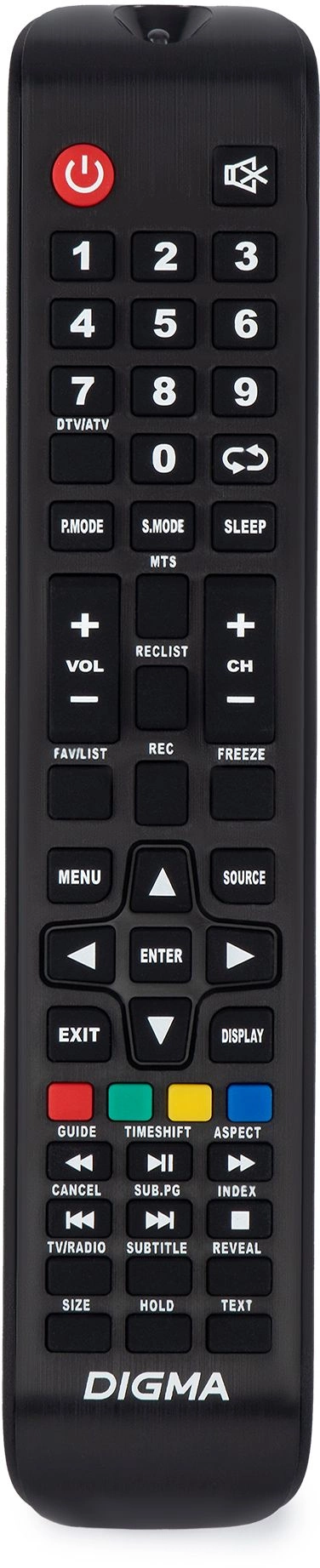 Телевизор LED Digma 43" DM-LED43MBB21 черный FULL HD 60Hz DVB-T DVB-T2 DVB-C DVB-S DVB-S2 USB
