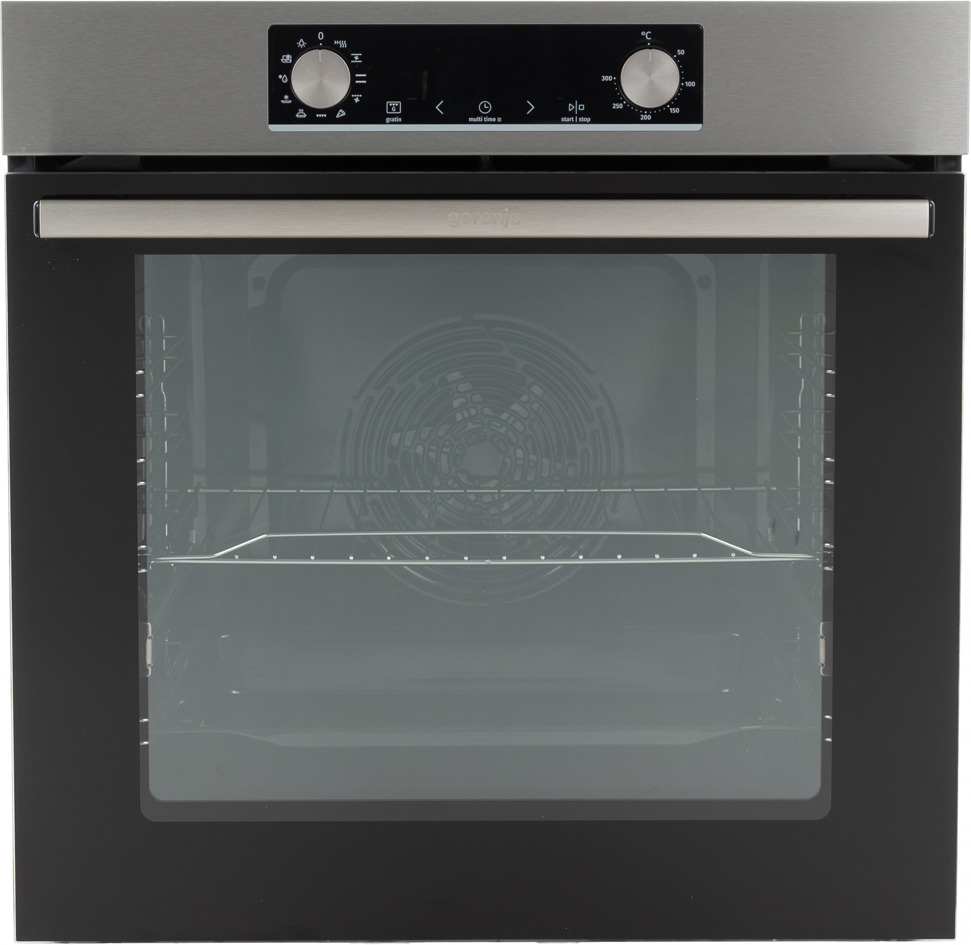 Духовой шкаф Электрический Gorenje BO6735E05X нержавеющая сталь/черный