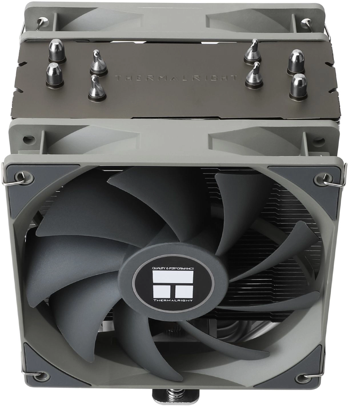 Устройство охлаждения(кулер) Thermalright Assassin Spirit 120 Plus V2 Soc-AM5/AM4/1200/1700/1851 серый 4-pin 25.6dB Al+Cu 500gr Ret (AS120-V2-PLUS)