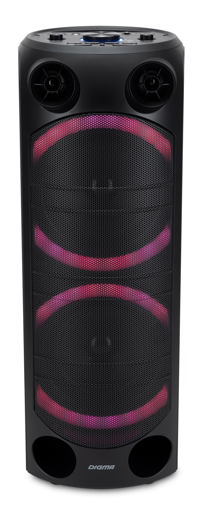 Минисистема Digma D-MC1720 черный 80Вт FM USB BT micro SD