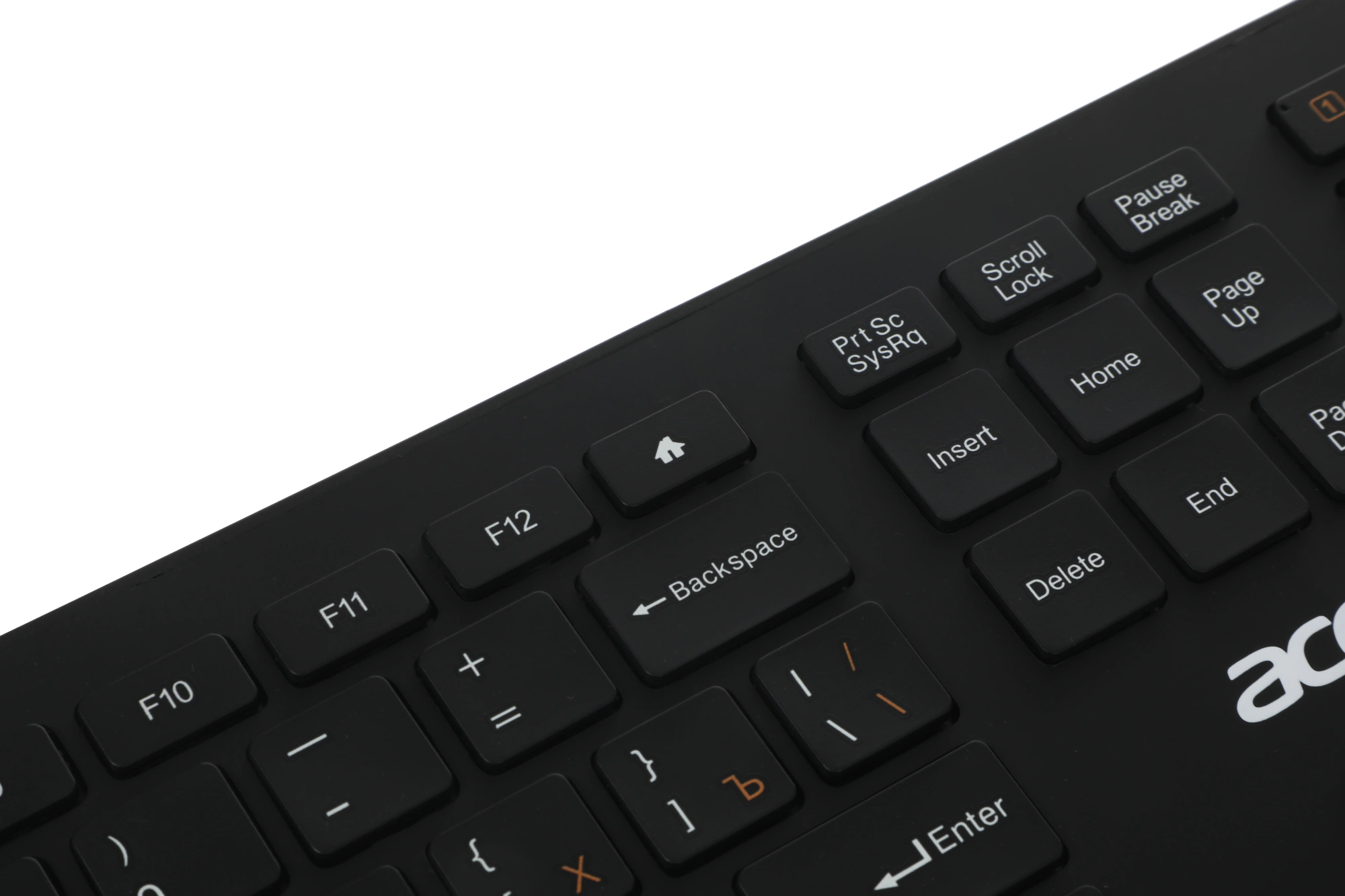 Клавиатура Acer OKR010 черный USB беспроводная slim Multimedia (ZL.KBDEE.003)