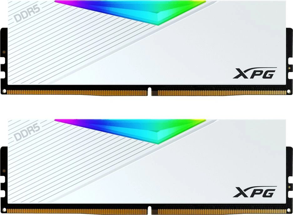 Память DDR5 2x16GB 7200MHz A-Data AX5U7200C3416G-DCLARWH XPG Lancer RGB RTL Gaming PC5-57600 CL34 DIMM 288-pin 1.4В kit dual rank с радиатором Ret