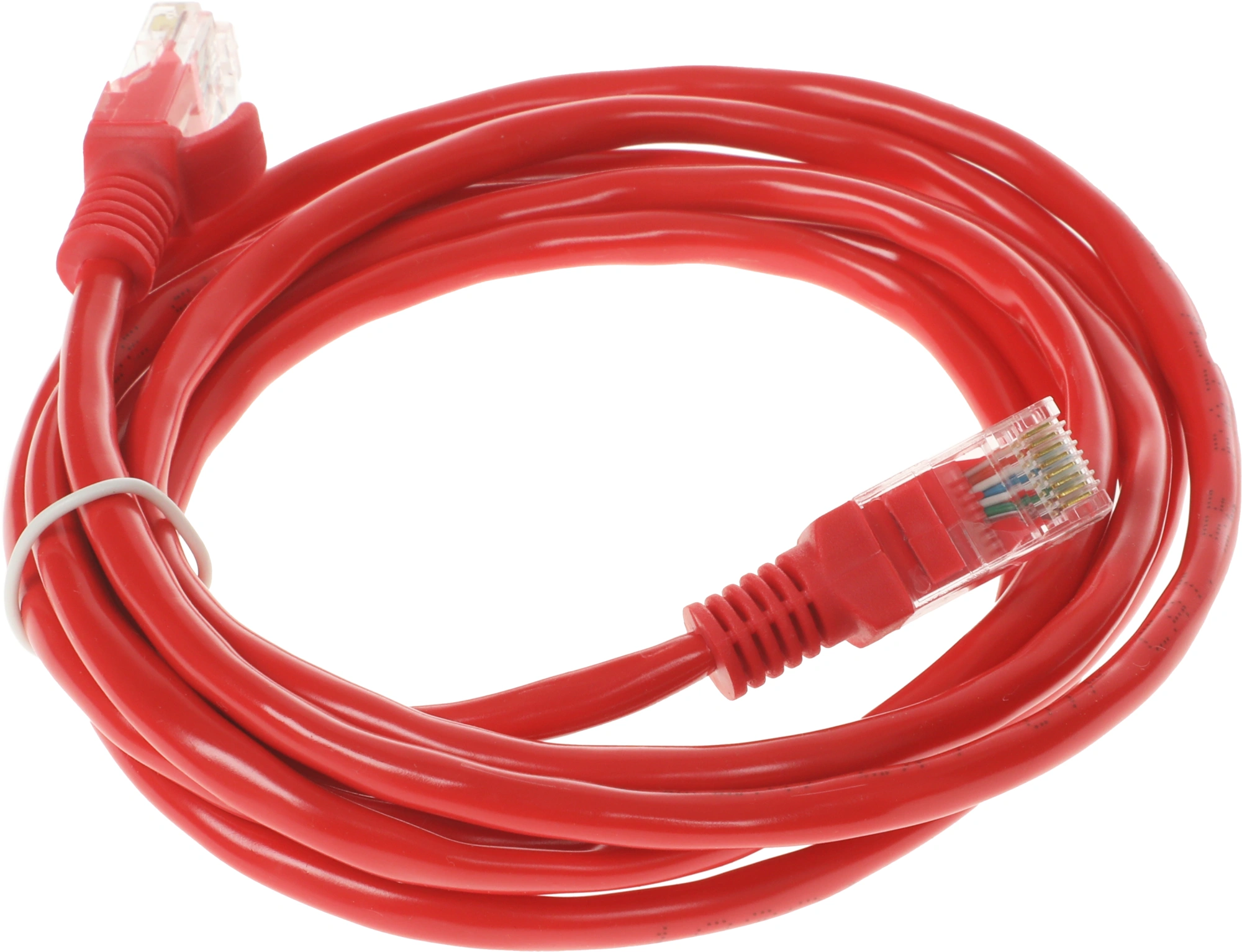Патч-корд Premier PP12-2M/R 1000Гбит/с UTP 4 пары cat.5E CCA molded 2м красный RJ-45 (m)-RJ-45 (m)