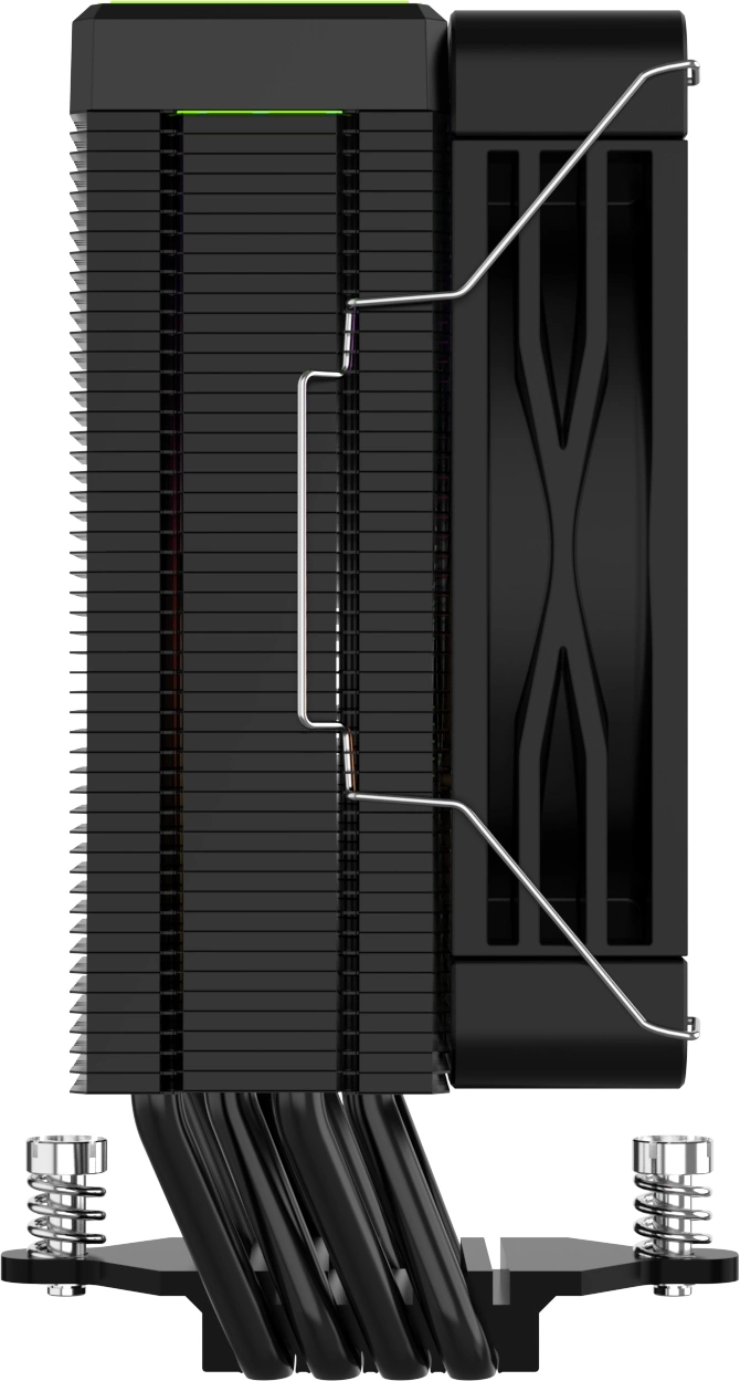 Устройство охлаждения(кулер) Bloody BD-AC205-ARGB1 ARGB Soc-AM5/AM4/1200/1700/1851 черный 4-pin 14-26dB Al+Cu LCD 205W 513gr Ret (BD-AC205-ARGB1-BK)