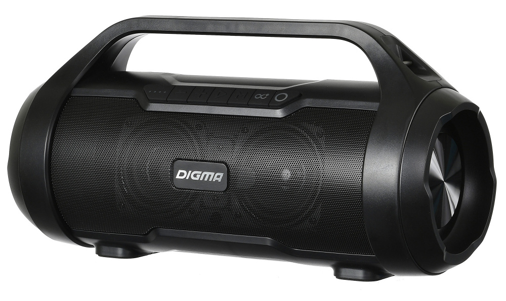 Колонка порт. Digma S-34 черный 25W 1.0 BT/USB 3000mAh (SP3425B)