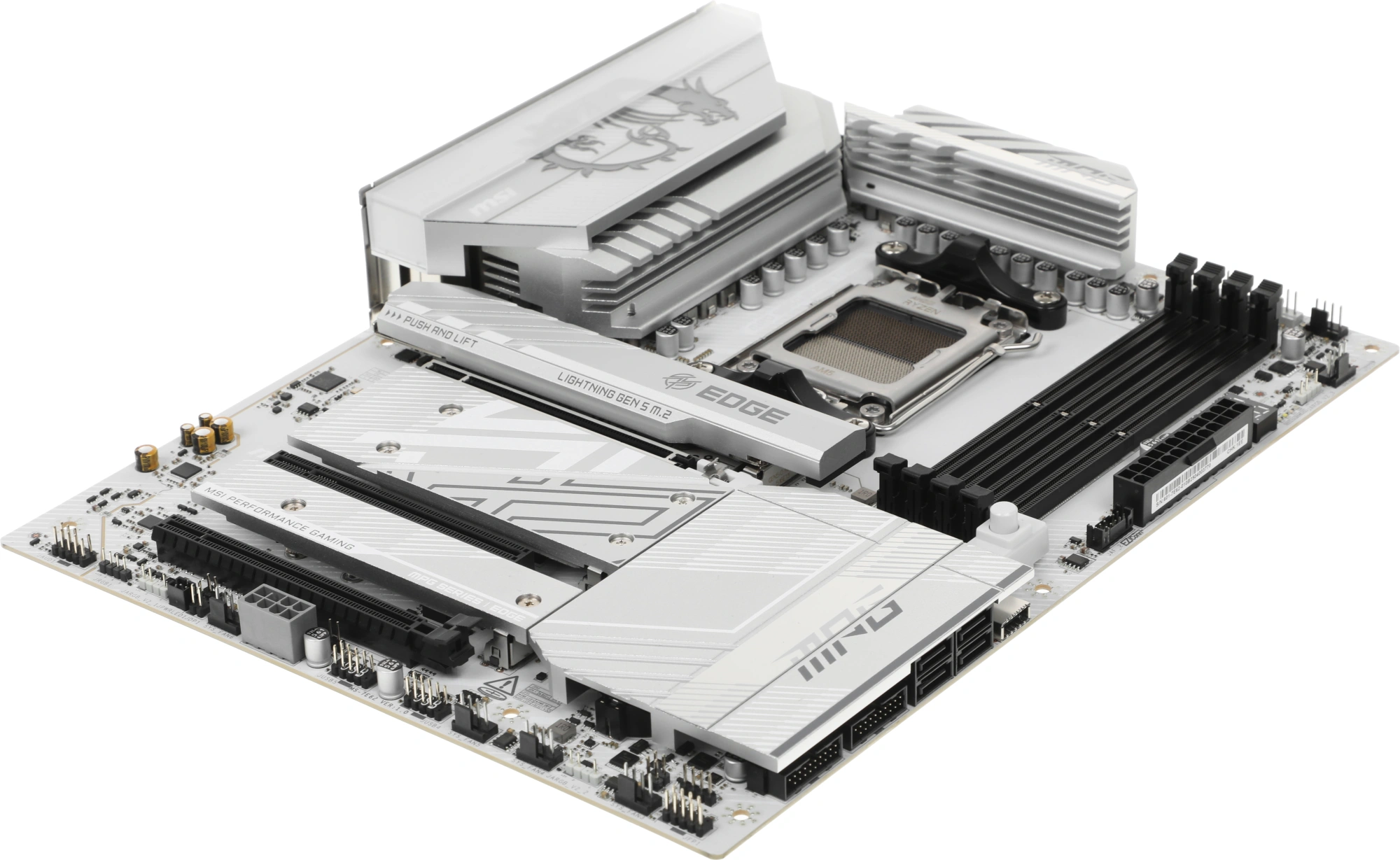 Материнская плата MSI MPG B850 EDGE TI WIFI Socket AM5 AMD B850 4xDDR5 ATX AC`97 8ch(7.1) 5Gigabit RAID+HDMI