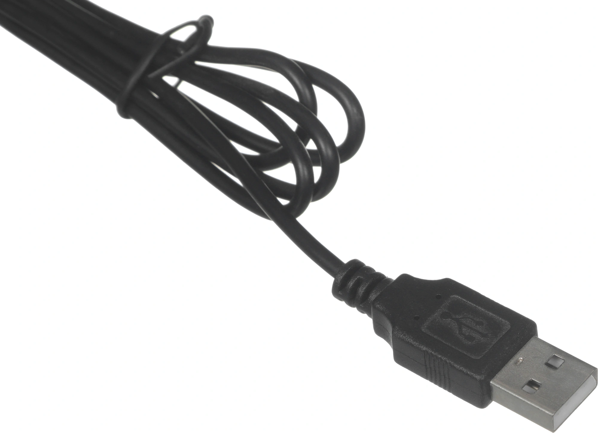 Клавиатура Оклик 520M2U черный/черный USB slim Multimedia