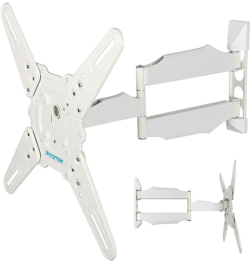 Кронштейн для телевизора Kromax ATLANTIS-40 белый 22"-65" макс.40кг настенный поворот и наклон