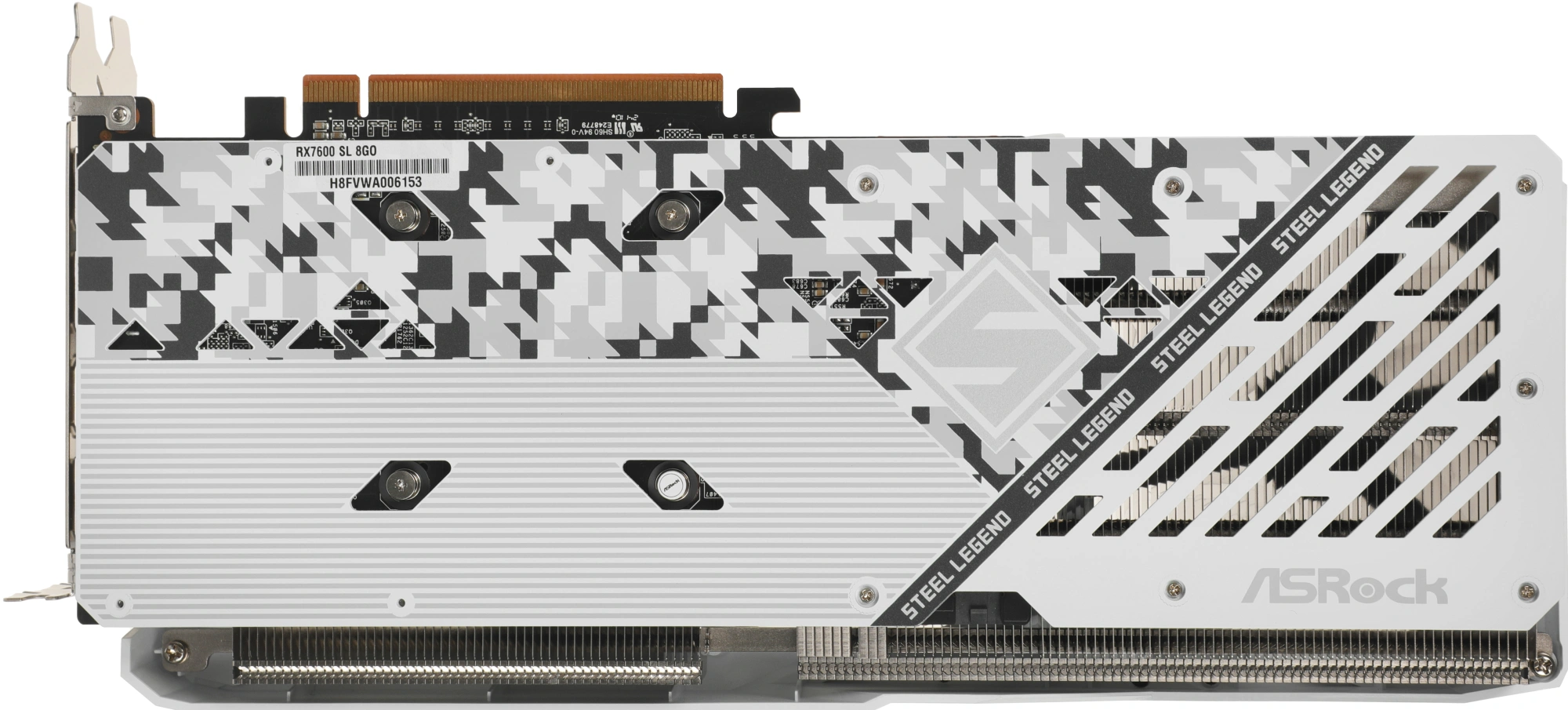 Видеокарта Asrock PCI-E 4.0 RX7600 SL 8GO AMD Radeon RX 7600 8Gb 128bit GDDR6 2320/18000 HDMIx1 DPx3 HDCP Ret