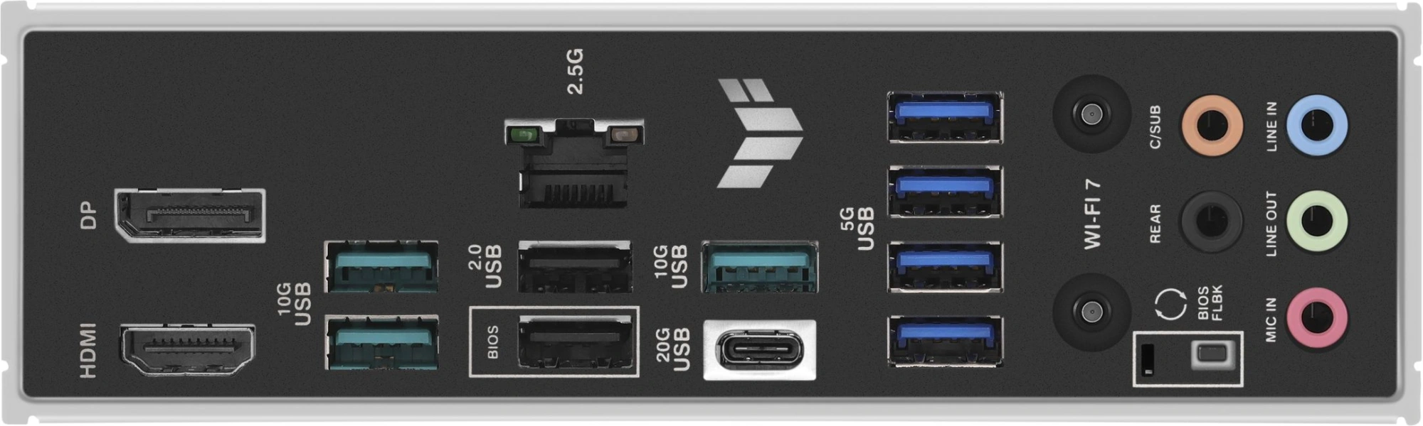 Материнская плата Asus TUF GAMING B850-PLUS WIFI Socket AM5 AMD B850 4xDDR5 ATX AC`97 8ch(7.1) 2.5Gg RAID+HDMI+DP