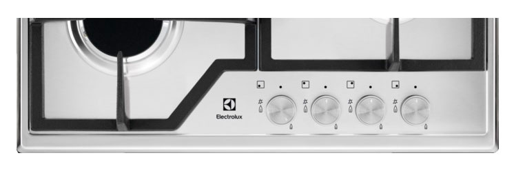 Газовая варочная поверхность Electrolux KGS6426SX нержавеющая сталь