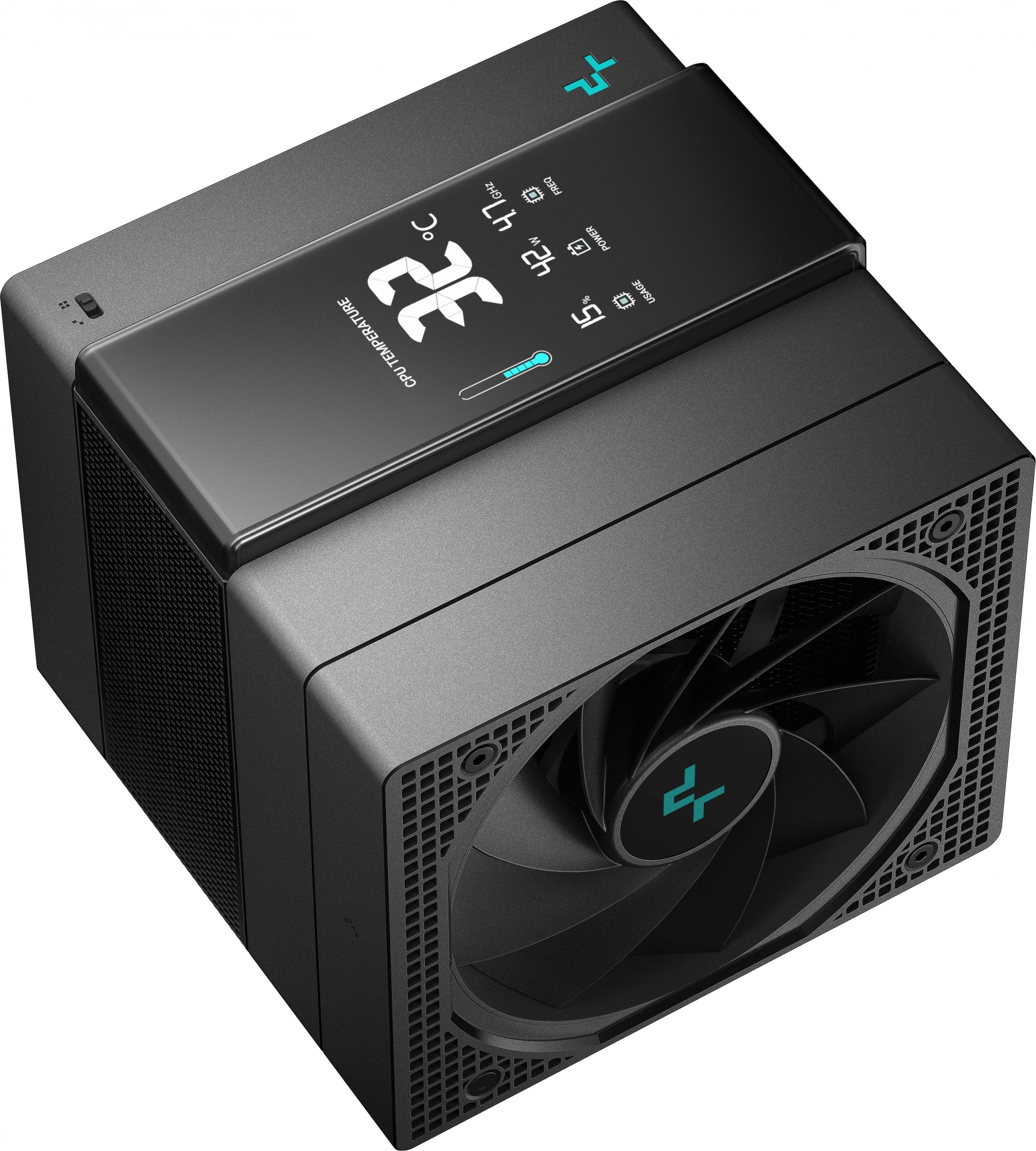 Устройство охлаждения(кулер) Deepcool Assassin IV VC Vision Soc-AM5/AM4/1200/2066/1700/1851 черный 4-pin 22.6-29.3dB Al+Cu LCD 300W 1780gr Ret (R-ASN4-BKNVMD-G)