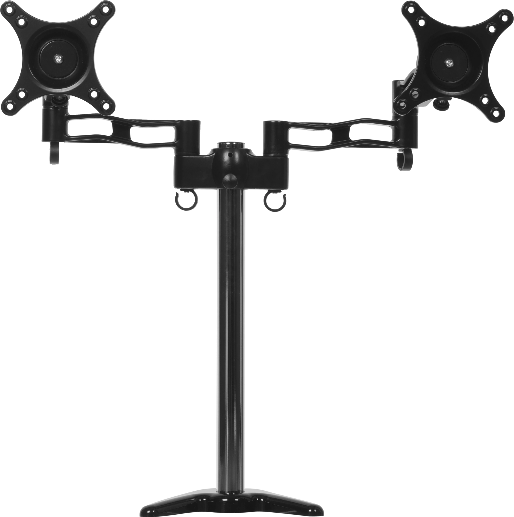 Кронштейн для мониторов Cactus CS-VM-D08-BK черный 13"-27" макс.8кг настольный поворот и наклон