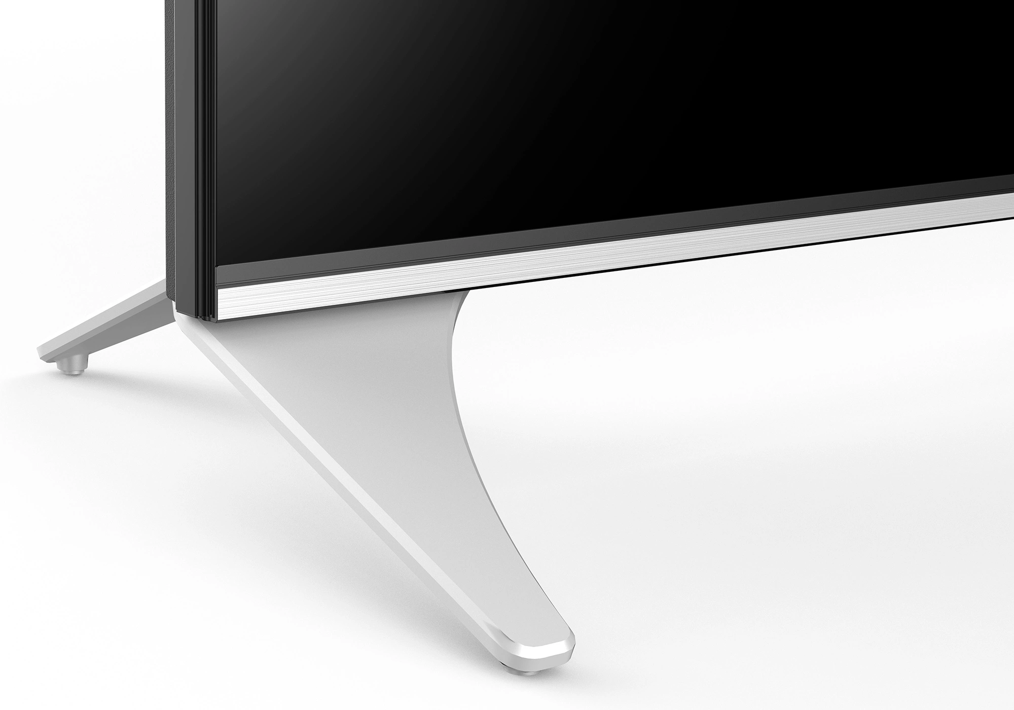 Телевизор QLED Hyundai 75" H-LED75QBU7500 Android TV Frameless черный/серебристый 4K Ultra HD 60Hz DVB-T DVB-T2 DVB-C DVB-S DVB-S2 USB WiFi Smart TV
