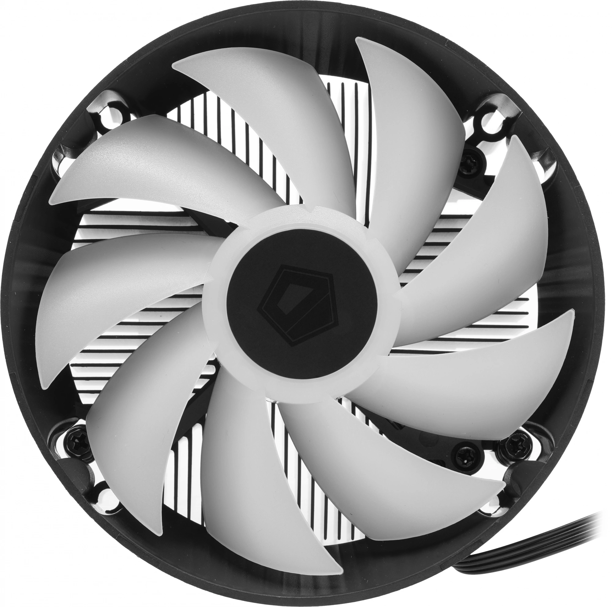 Устройство охлаждения(кулер) ID-Cooling DK-07A RAINBOW RGB Soc-AM5/AM4 черный/белый 4-pin 14-26dB Al 125W 400gr Ret