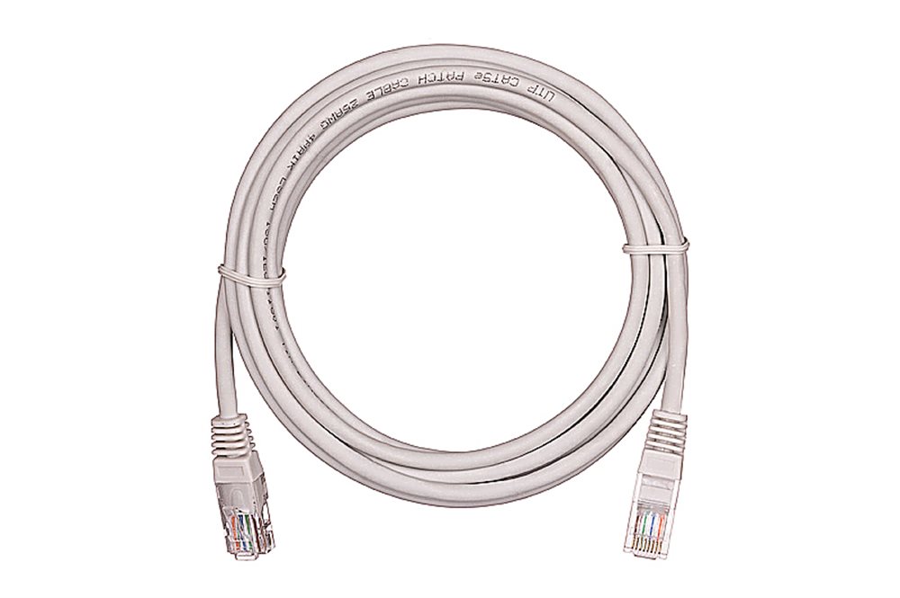 EC-PC4UD55B-BC-LSZH-005-GY-10 - Коммутационный шнур NETLAN U/UTP 4 пары, Кат.5е (Класс D), 100МГц, 2хRJ45/8P8C, T568B, заливной, многожильный, BC (чистая медь), LSZH нг(B)-HF, серый, 0,5м, уп-ка 10шт.