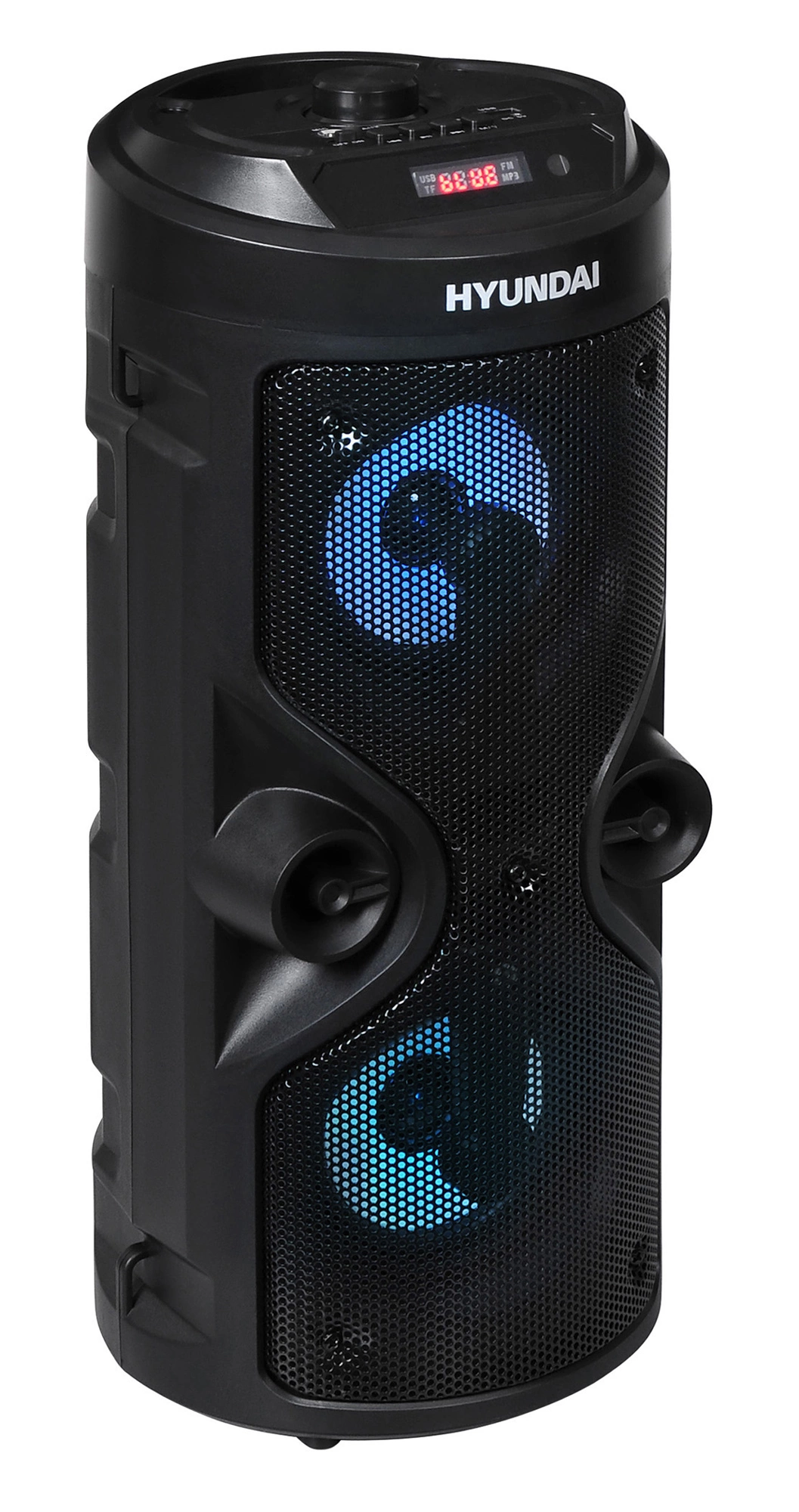 Минисистема Hyundai H-MC150 черный 50Вт FM USB BT SD/MMC