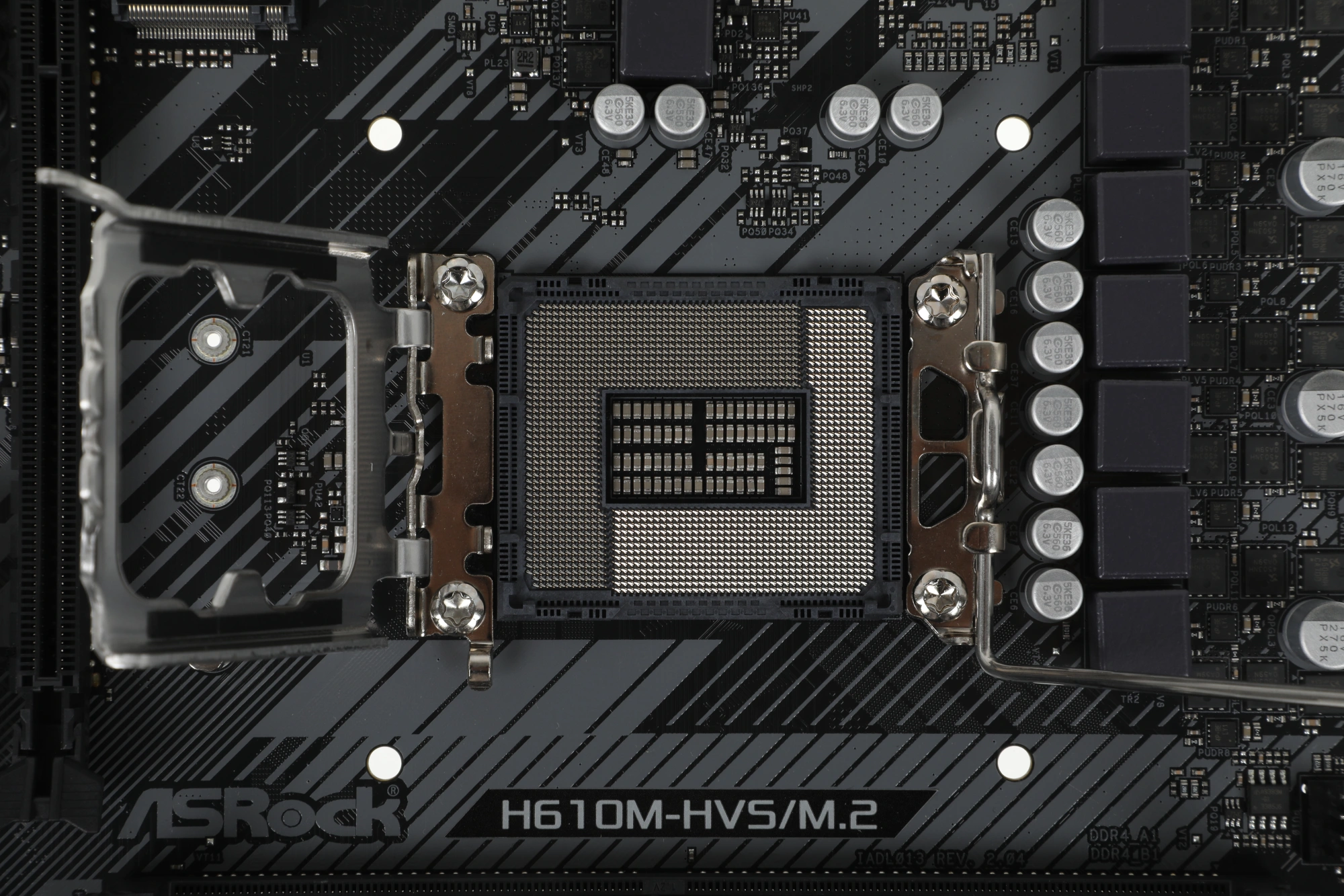Материнская плата Asrock H610M-HVS/M.2 R2.0 Soc-1700 Intel H610 2xDDR4 mATX AC`97 8ch(7.1) GbLAN+VGA+HDMI