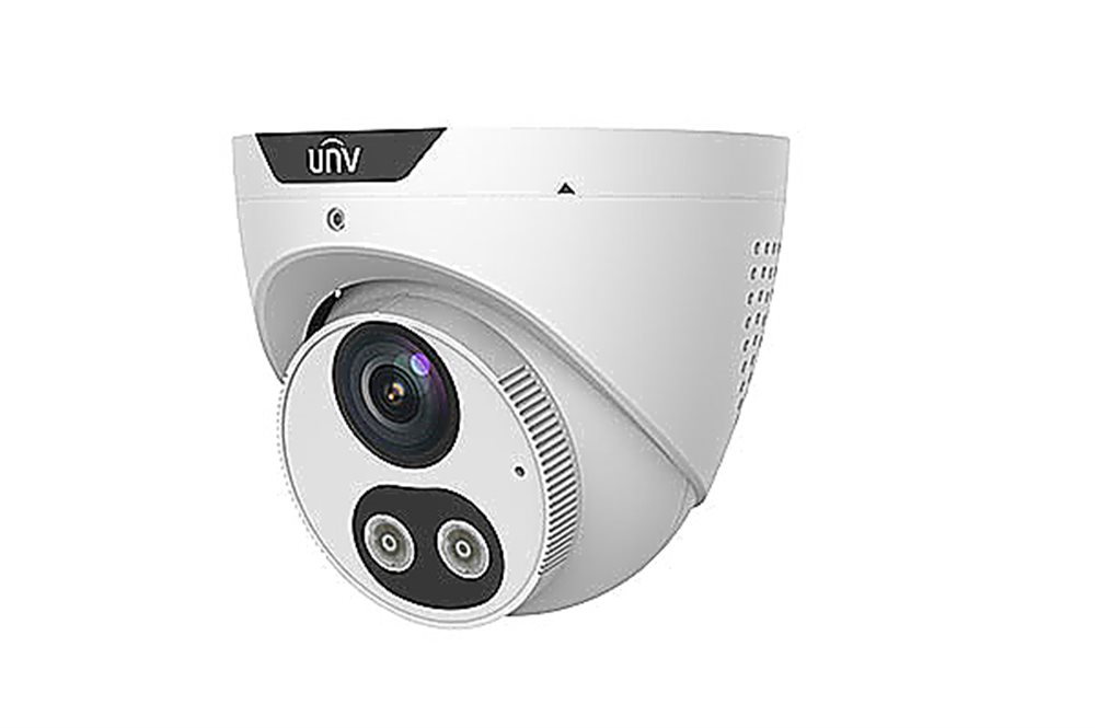 IPC3614SB-ADF28KMC-I0 - Видеокамера IP купольная, 1/2.7" 4 Мп КМОП @ 30 к/с, ИК-подсветка и тревожная подсветка видимого спектра до 30м., LightHunter 0.003 Лк @F1.6, объектив 2.8 мм