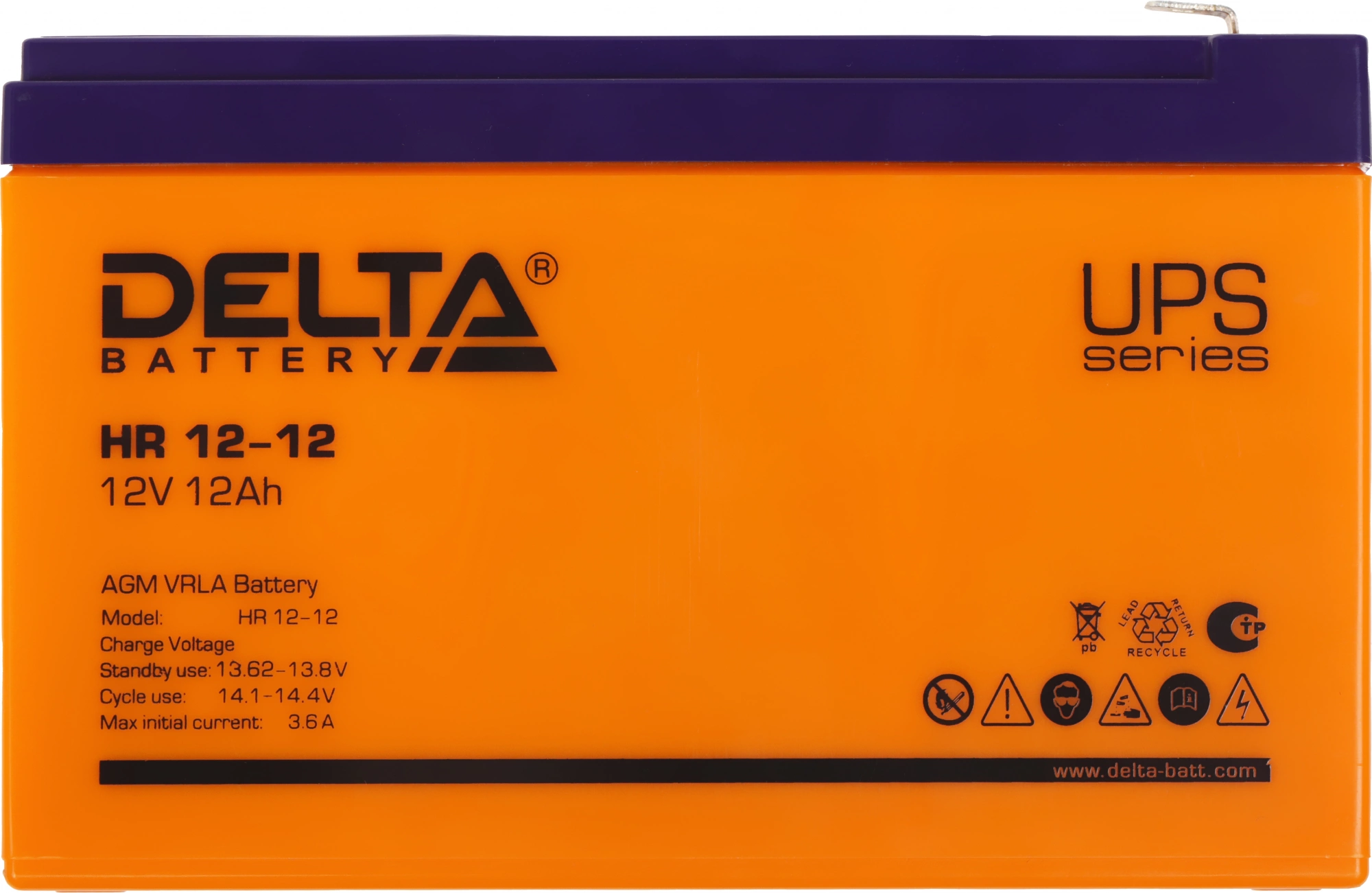 Батарея для ИБП Delta HR 12-12 12В 12Ач