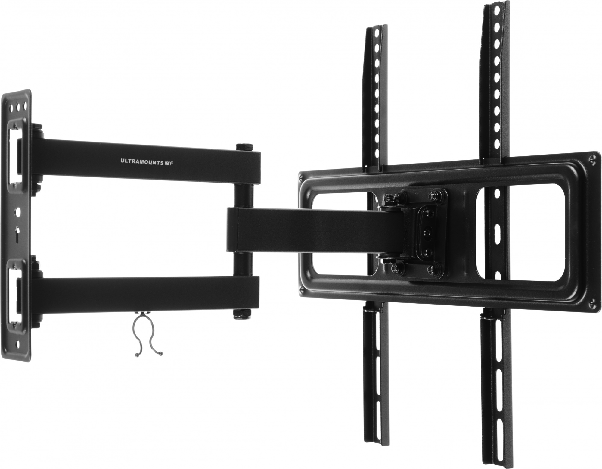Кронштейн для телевизора Ultramounts UM872 черный 32"-55" макс.35кг настенный поворотно-выдвижной и наклонный