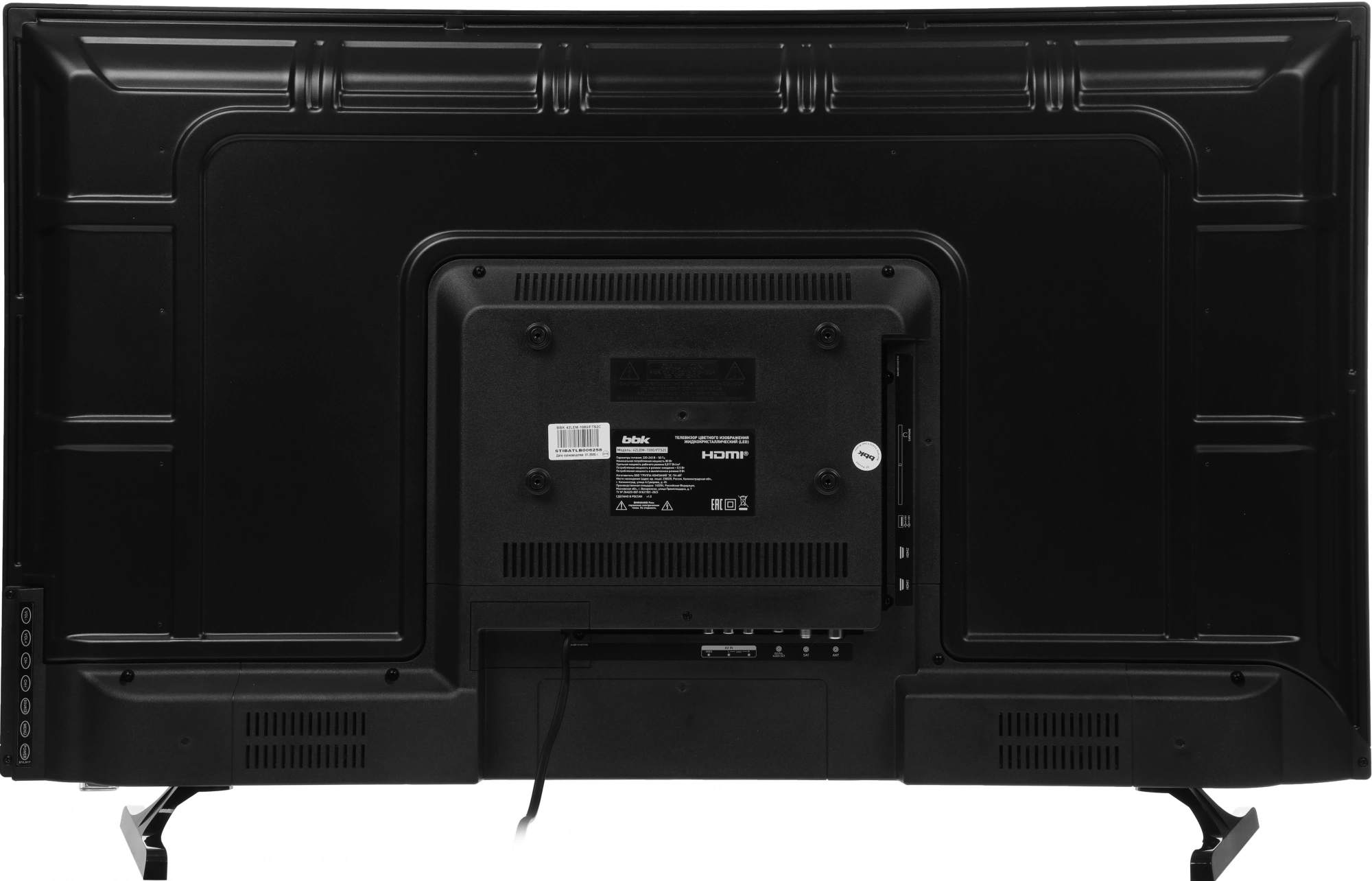 Телевизор LED BBK 42" 42LEM-1080/FTS2C (B) черный FULL HD 60Hz DVB-T2 DVB-C DVB-S2 USB WiFi (RUS)