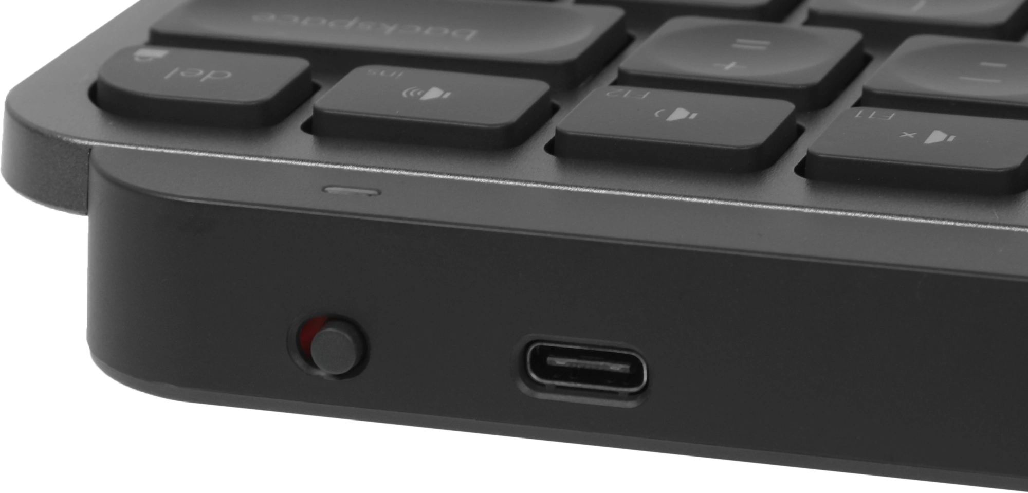 Клавиатура Logitech MX Keys Mini темно-серый/черный USB беспроводная BT/Radio LED (920-010617)