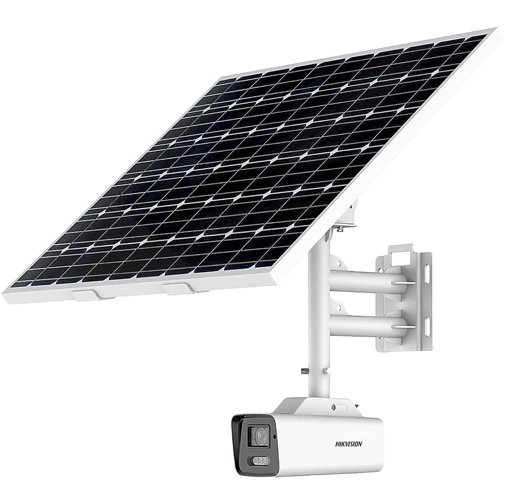 DS-2XS6A87G1-LS/C36S80(2.8mm) - 8Мп цилиндрическая солнечная Smart 4G IP-камера с подсветкой до 30м