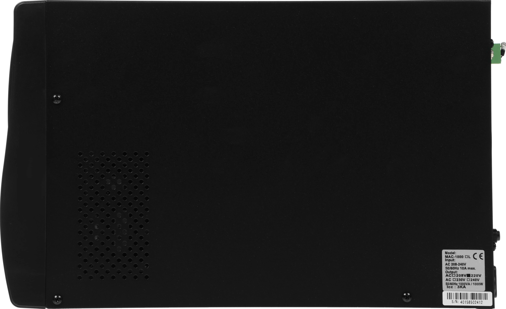 Источник бесперебойного питания Powercom Macan MAC-1000 1000Вт 1000ВА черный