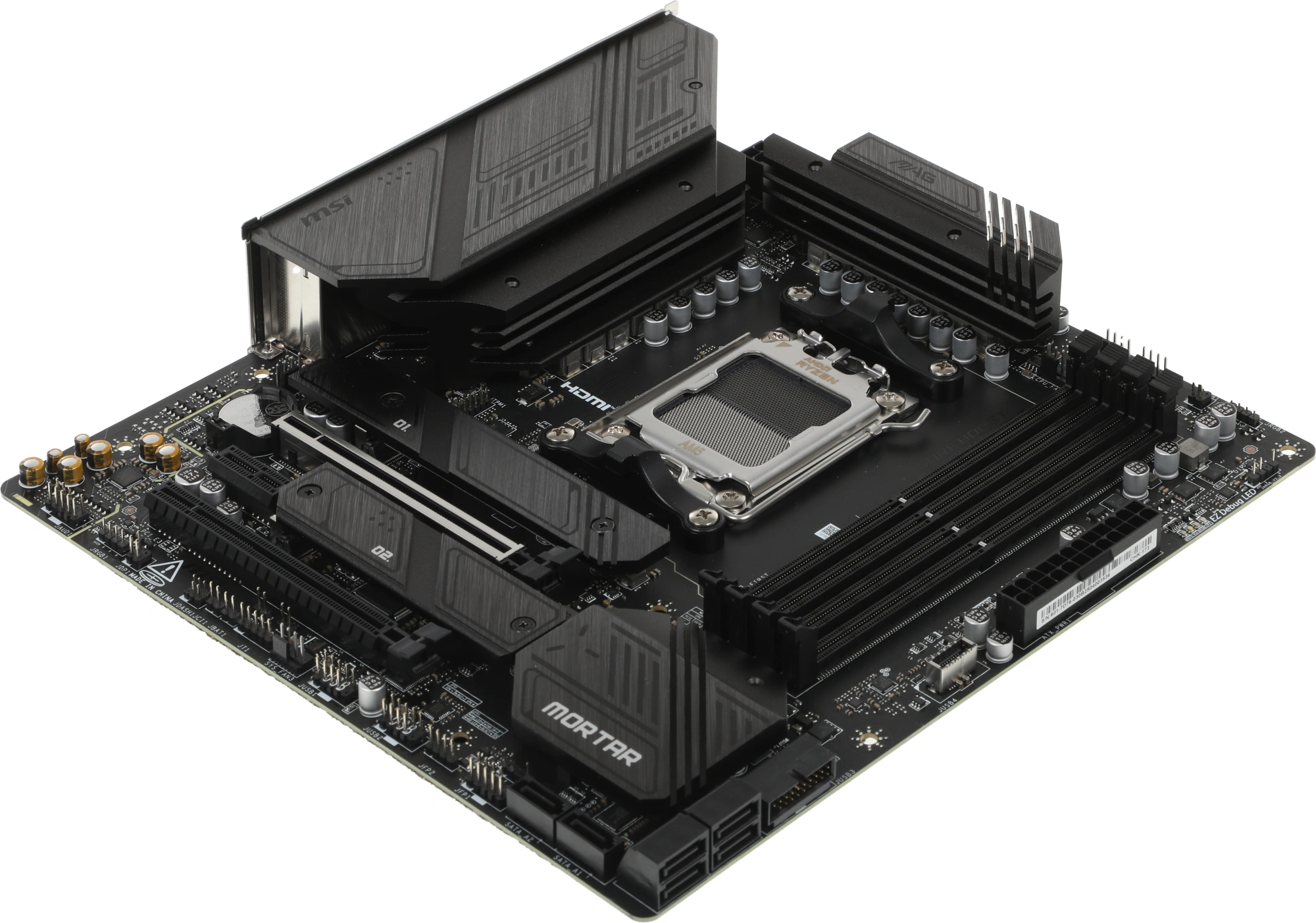 Материнская плата MSI MAG B650M MORTAR WIFI Socket AM5 AMD B650 4xDDR5 mATX AC`97 8ch(7.1) 2.5Gg RAID+VGA+HDMI+DP