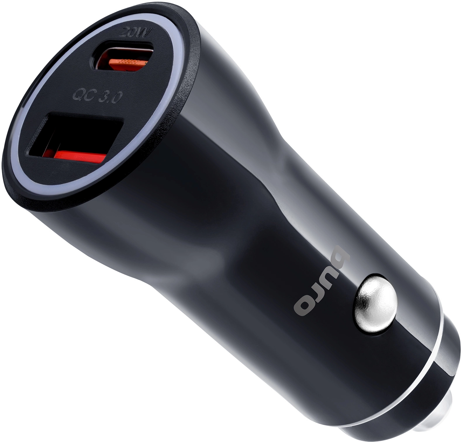 Автомобильное зар./устр. Buro BUCN1 18W 3A (PD+QC) USB-C/USB-A универсальное черный (BUCN18P110BK)