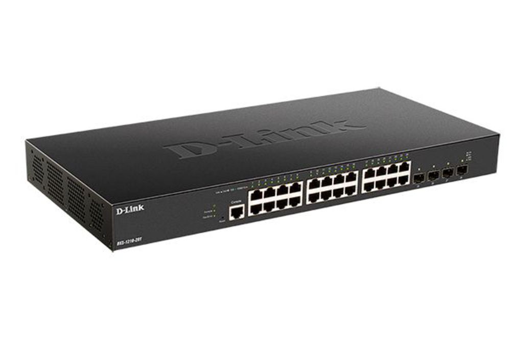 DXS-1210-28T/A1A PROJ Настраиваемый L2+ коммутатор D-Link с 24 портами 10GBase-T и 4 портами 25GBase-X SFP28
