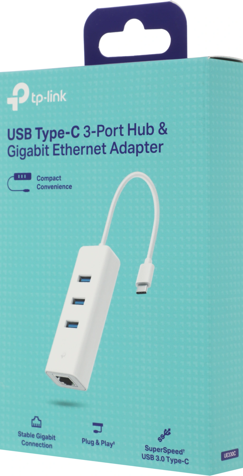 Сетевой адаптер Gigabit Ethernet TP-Link UE330C USB Type-C