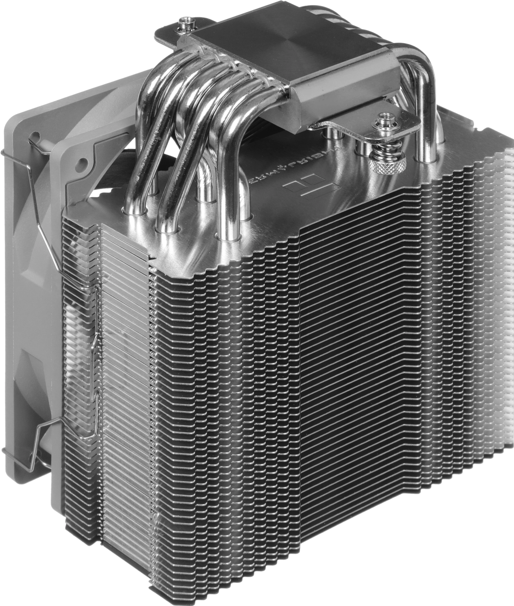 Устройство охлаждения(кулер) Thermalright Burst Assasin 120 Soc-AM5/AM4/1200/1700/1851 серый 4-pin 25.6dB Al+Cu 510gr Ret (BA120)